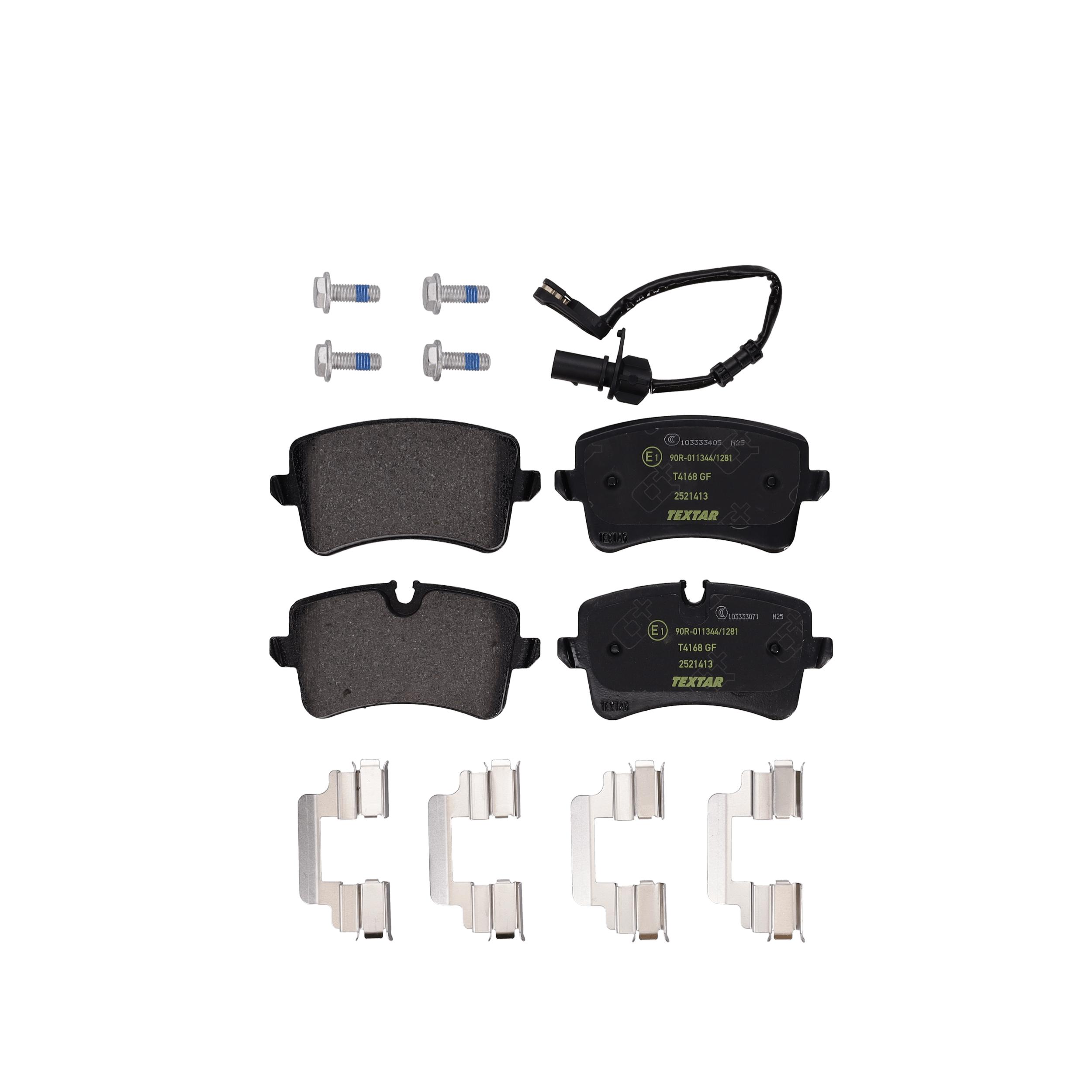 TEXTAR Bremseklodser 2521413 for AUDI (FAW) VW (SVW)