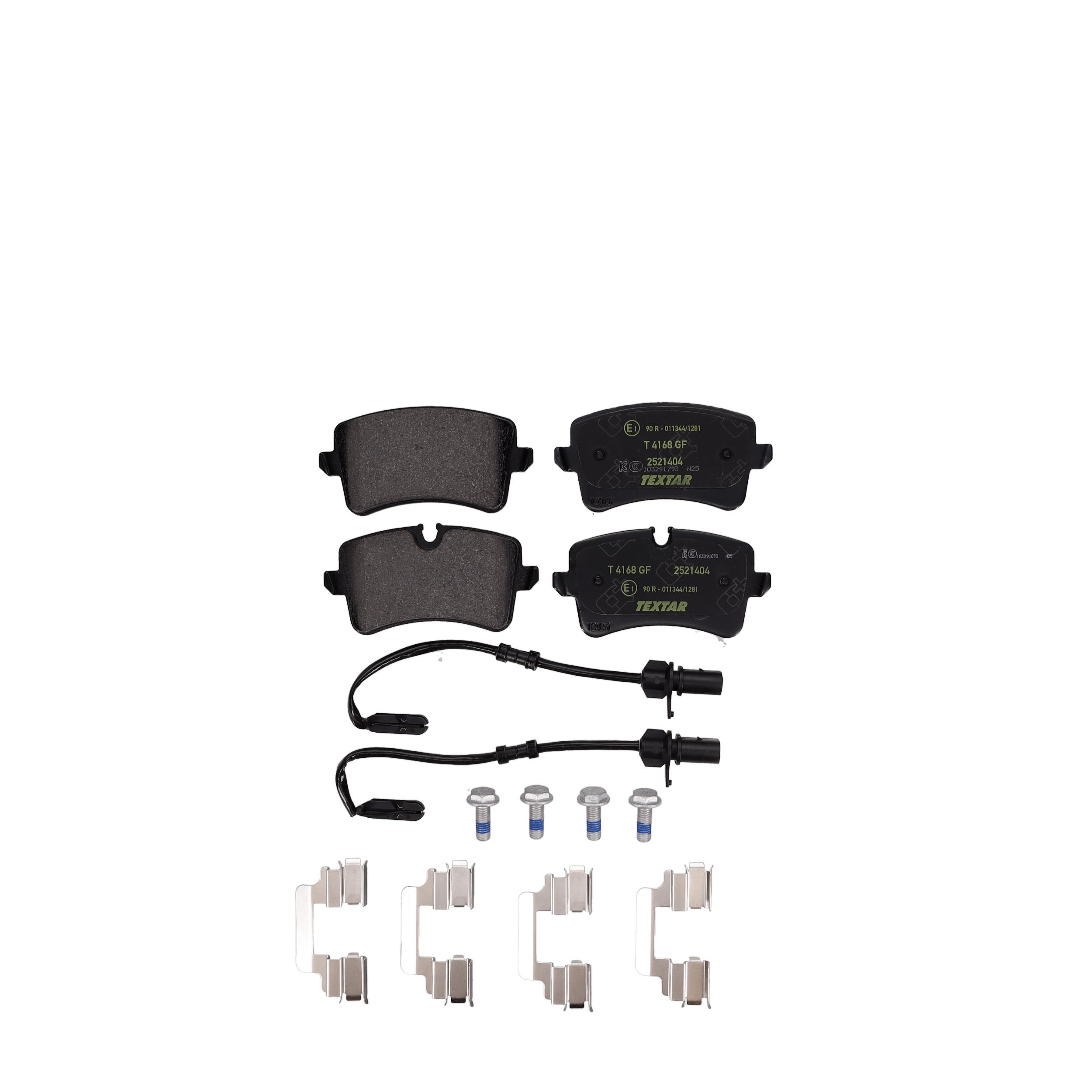 TEXTAR Bremseklodser 2521404 for SEAT SKODA