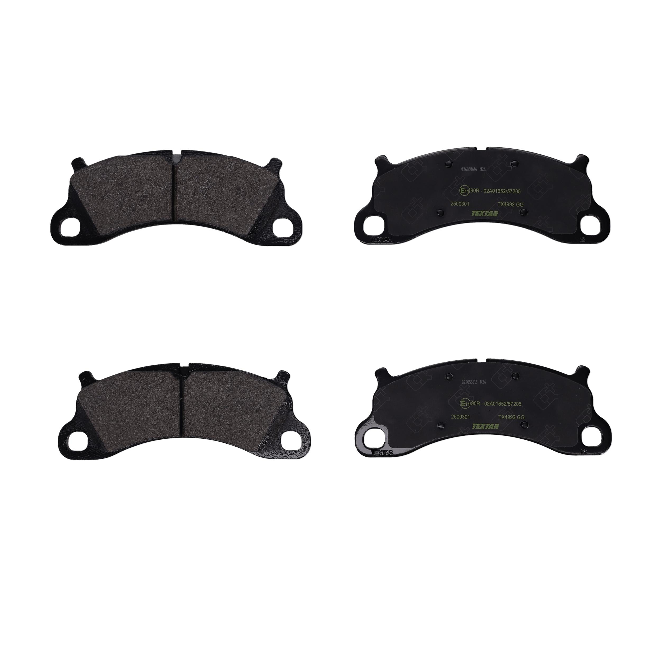TEXTAR Bremseklodser 2500301 for PORSCHE