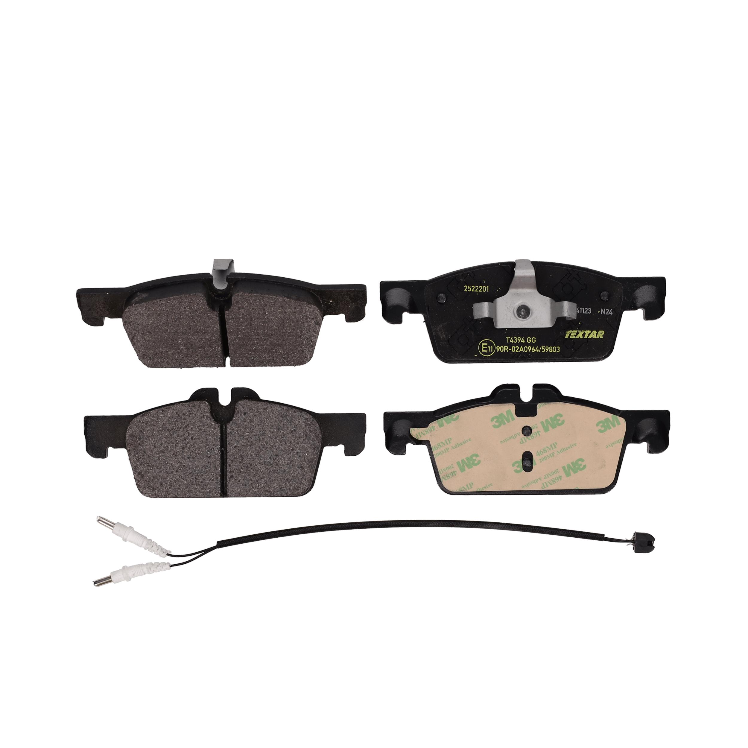 TEXTAR Bremseklodser 2522201 for PEUGEOT