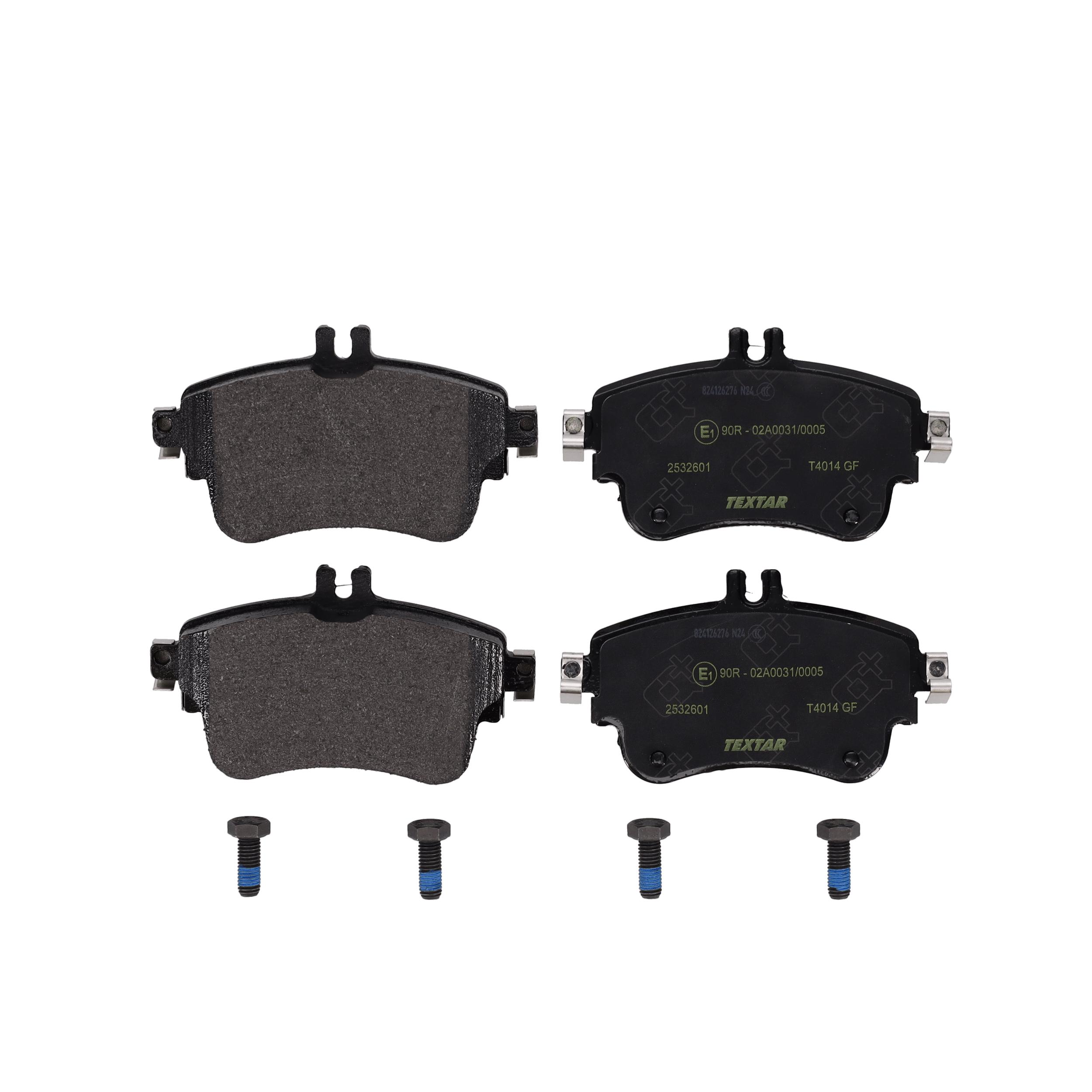 TEXTAR Bremseklodser 2532601 for MERCEDES-BENZ