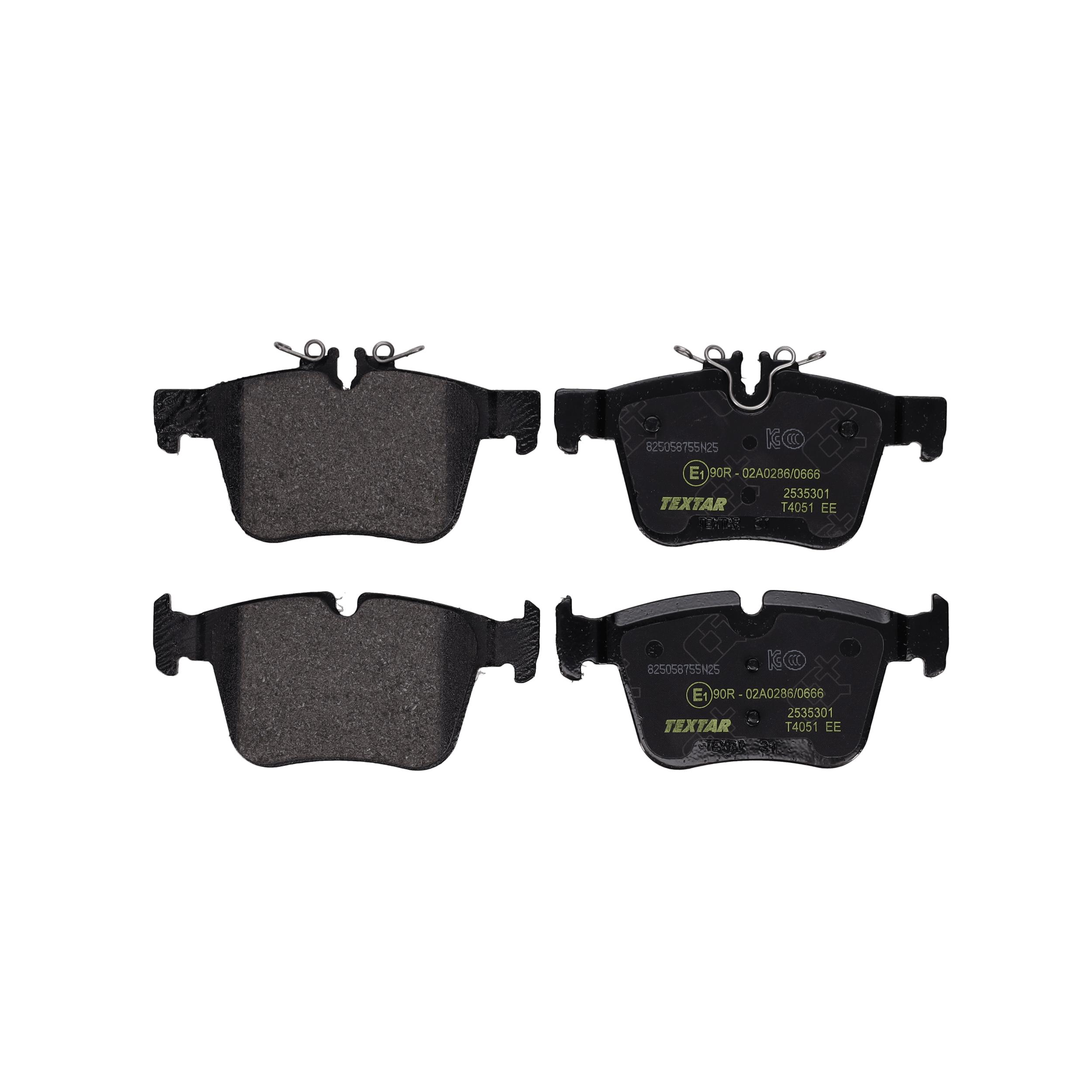 TEXTAR Bremseklodser 2535301 for MERCEDES-BENZ