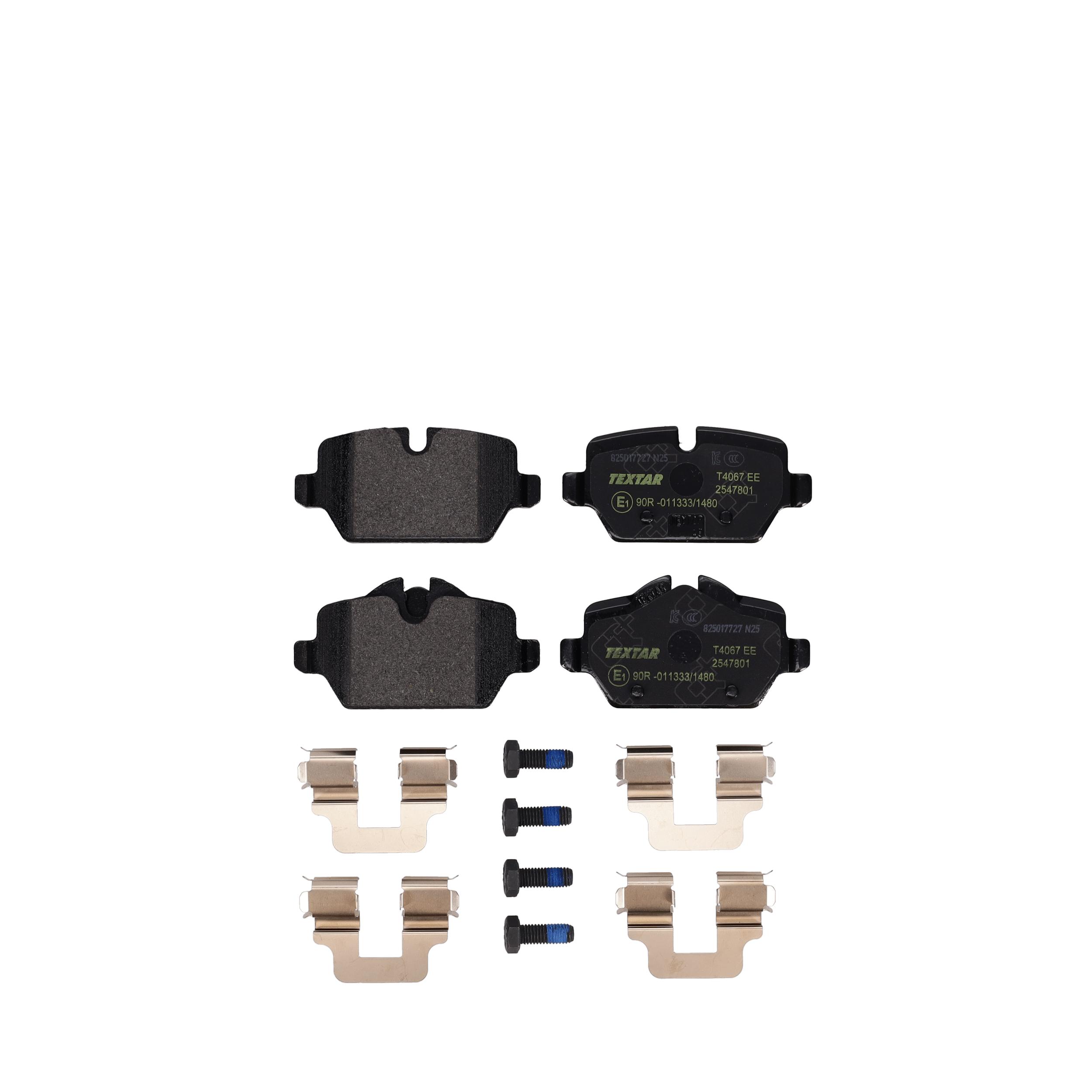 TEXTAR Bremseklodser 2547801 for MINI