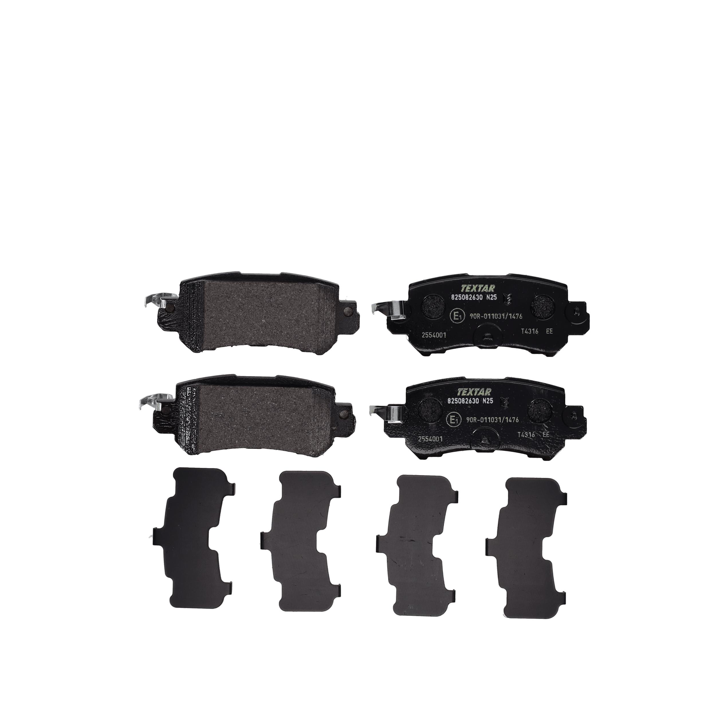 TEXTAR Bremseklodser 2554001 for MAZDA