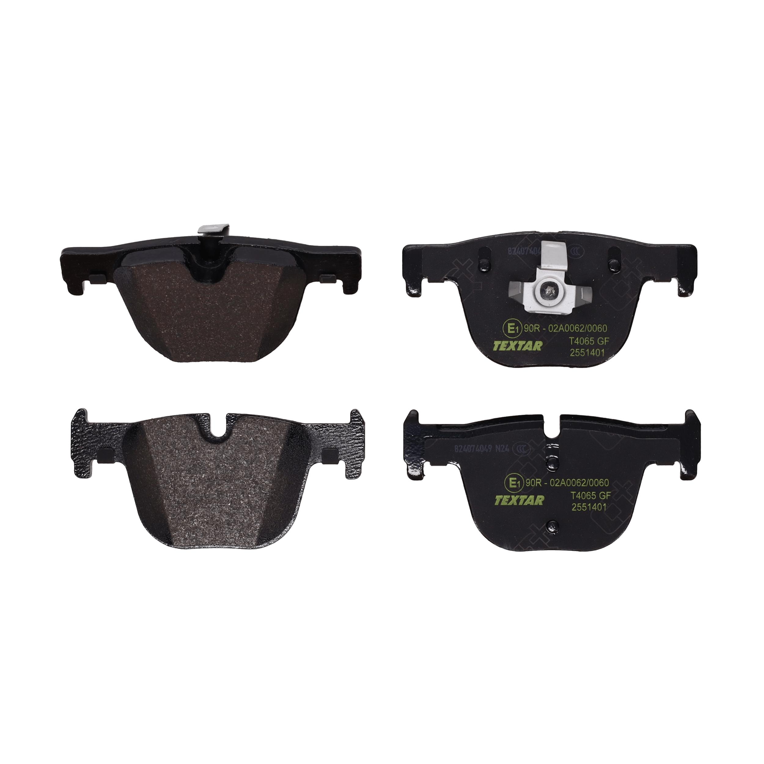 TEXTAR Bremseklodser 2551401 for BMW