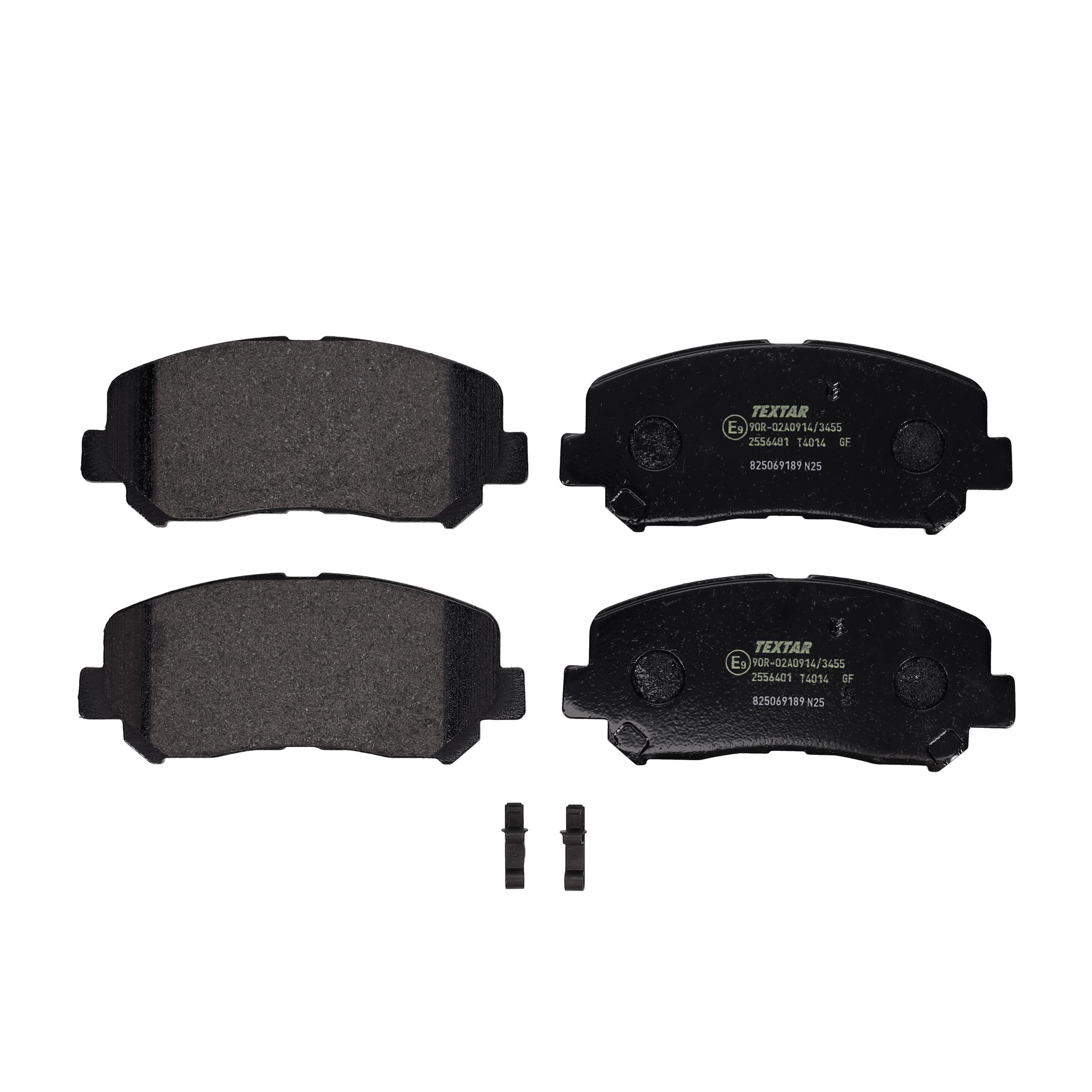 TEXTAR Bremseklodser 2556401 for CHRYSLER MAZDA MAZDA (CHANGAN)