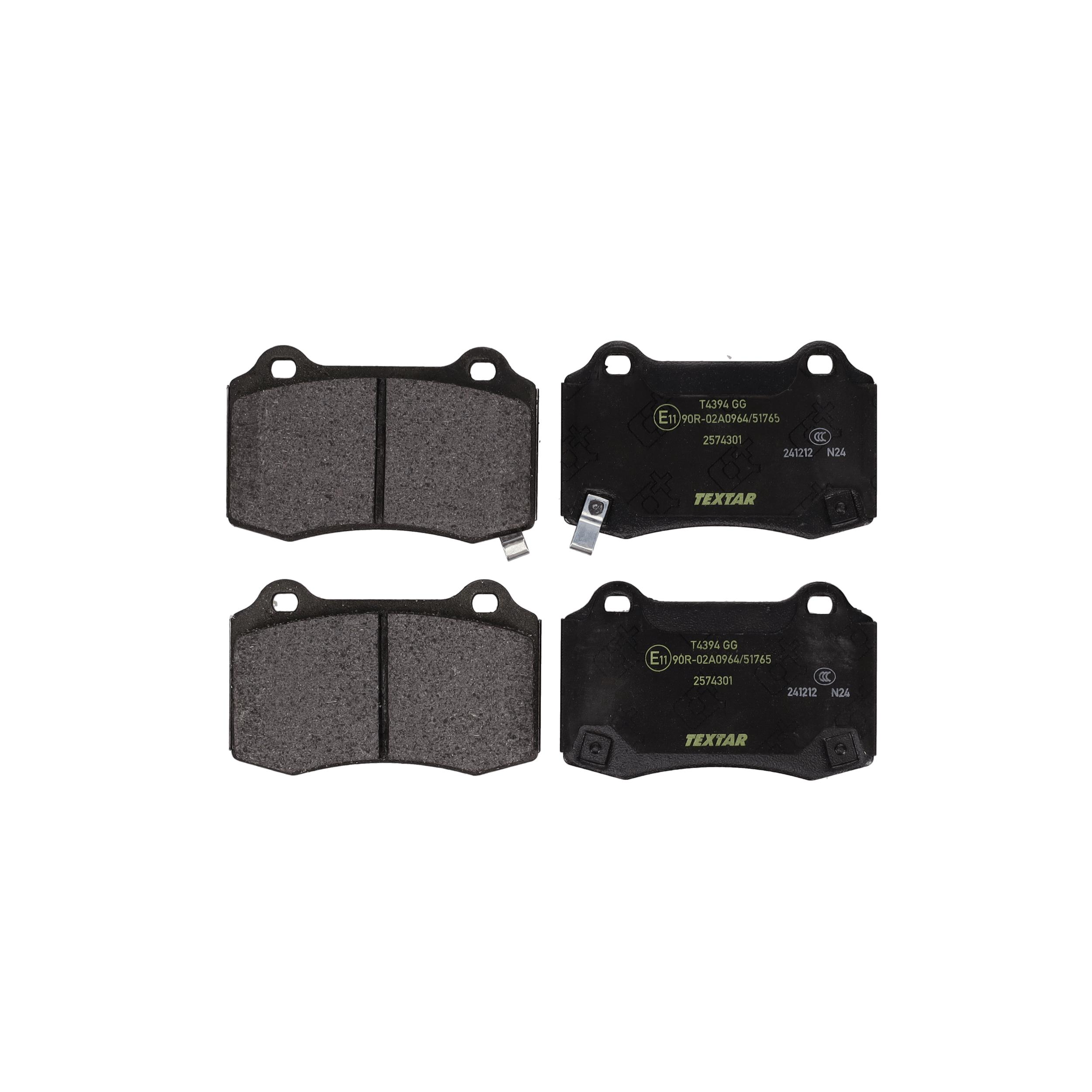 TEXTAR Bremseklodser 2574301 for HYUNDAI JEEP TESLA