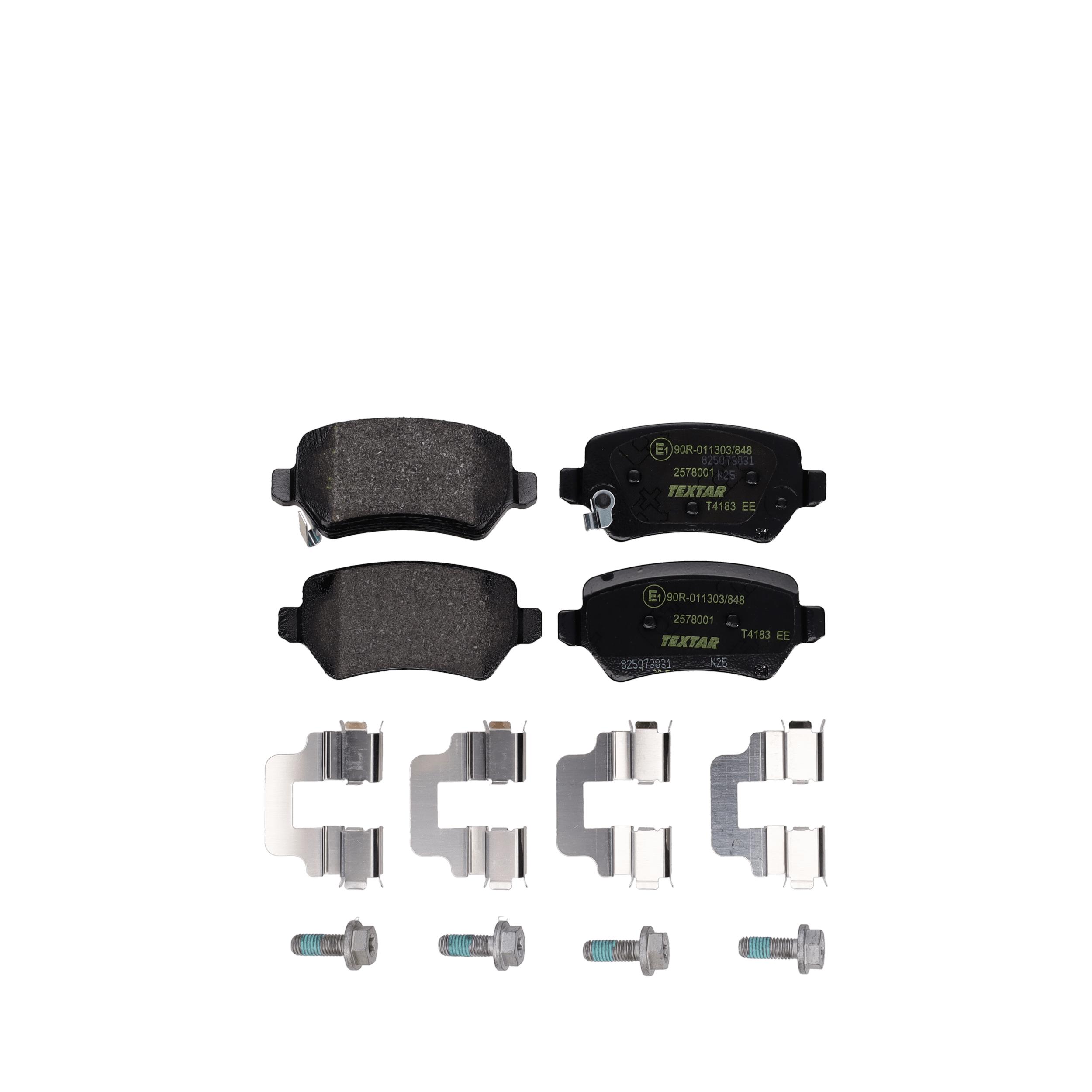TEXTAR Bremseklodser 2578001 for KIA