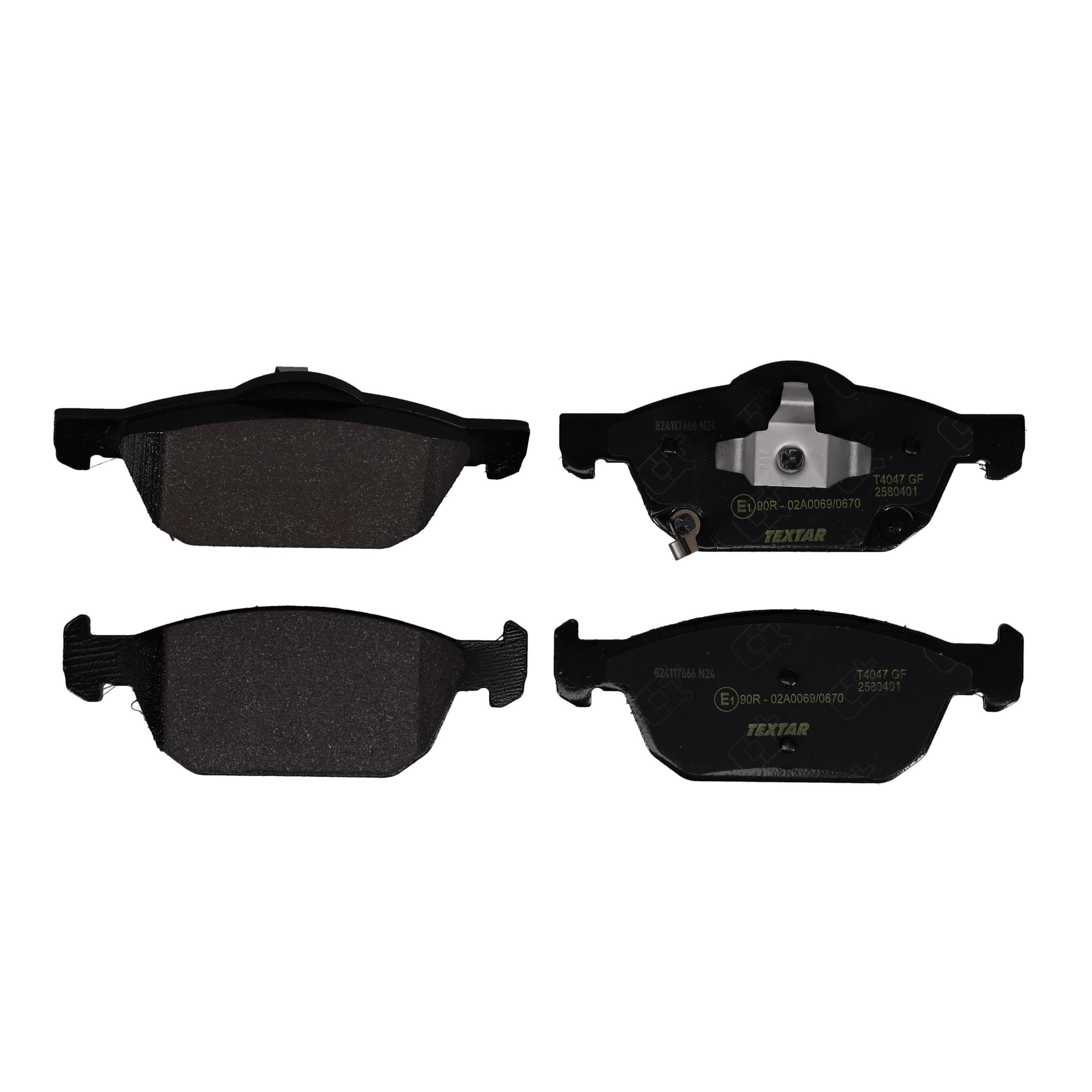 TEXTAR Bremseklodser 2580401 for HONDA