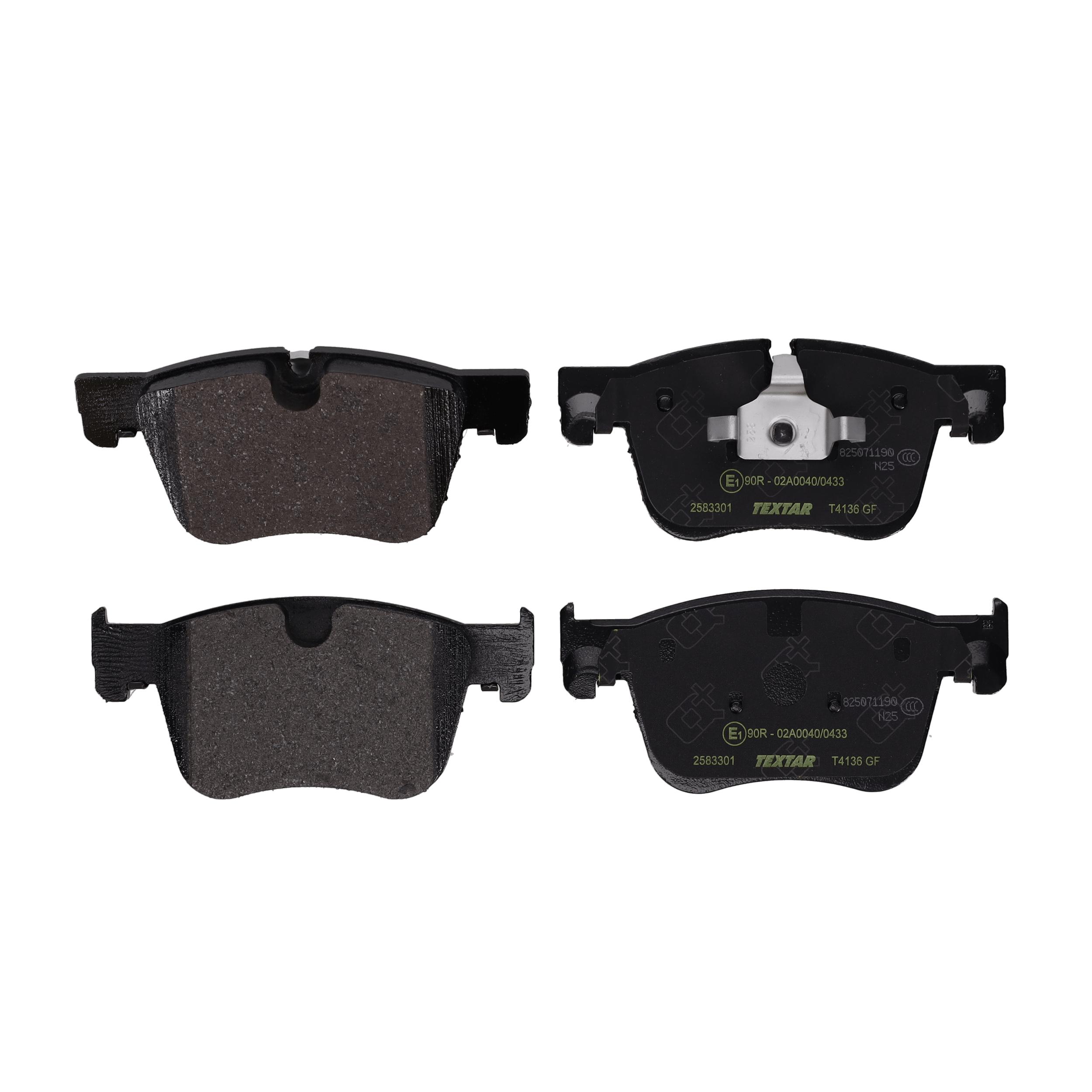 TEXTAR Bremseklodser 2583301 for CITROËN