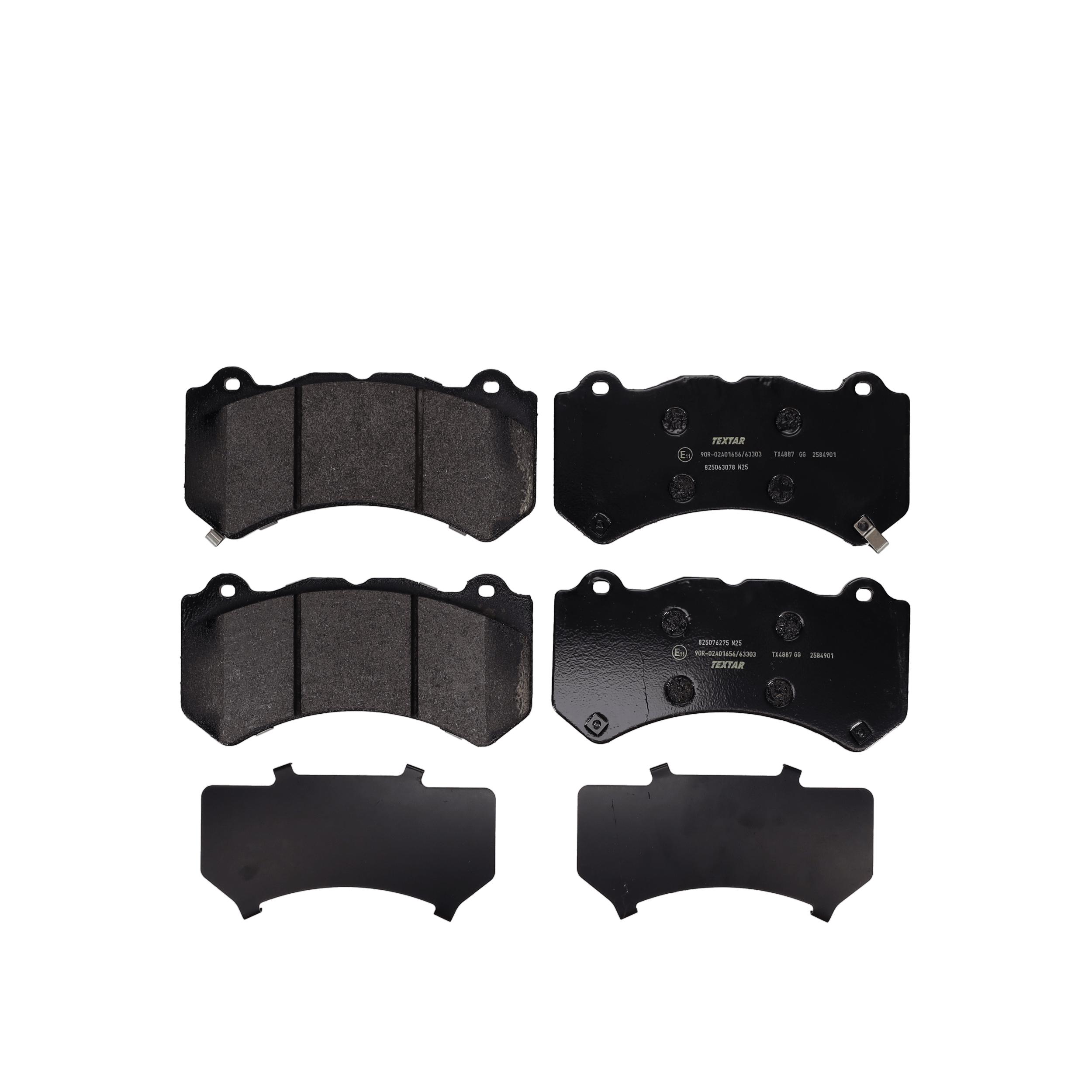 TEXTAR Bremseklodser 2584901 for CHEVROLET BYD DODGE NISSAN JEEP