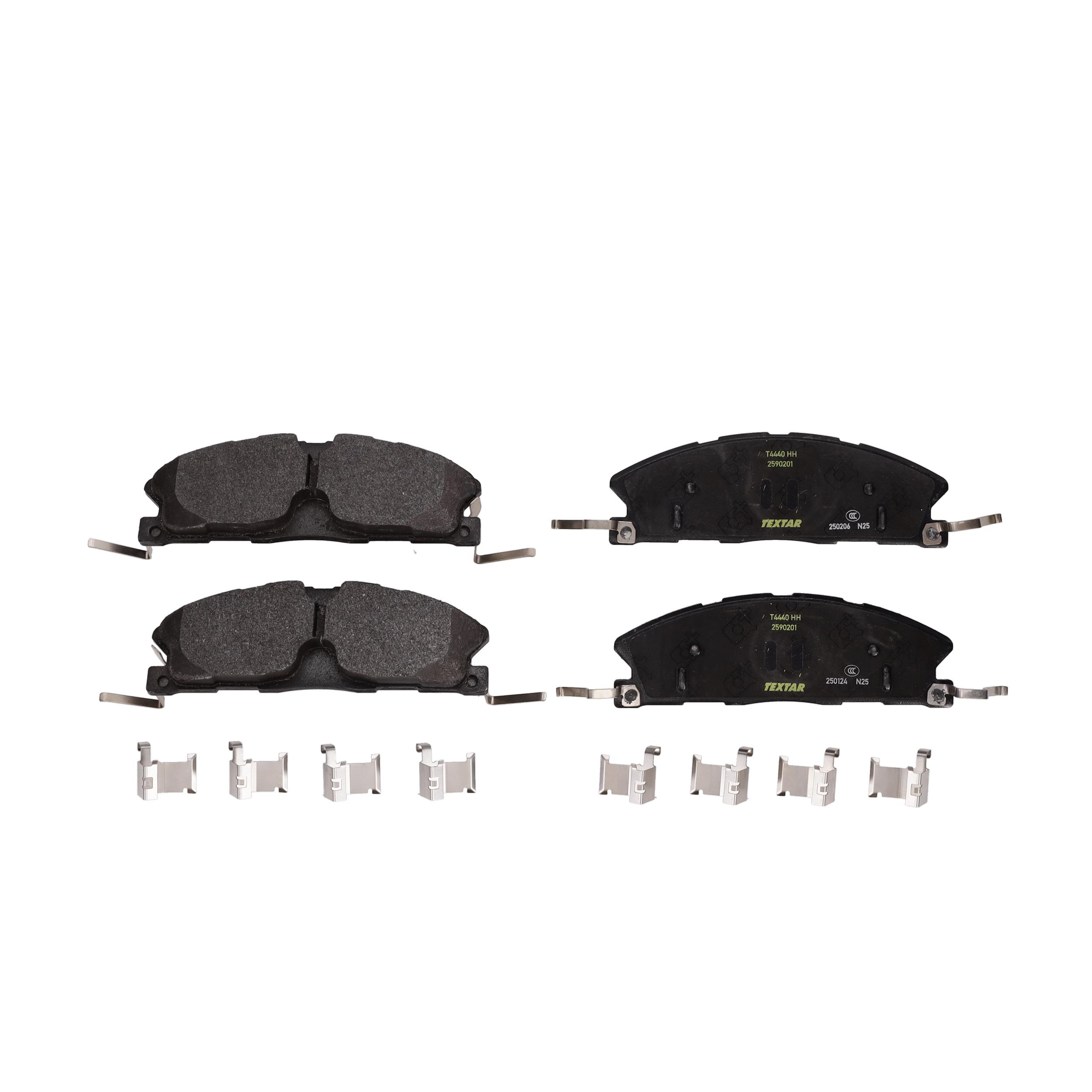 TEXTAR Bremseklodser 2590201 for FORD USA LINCOLN