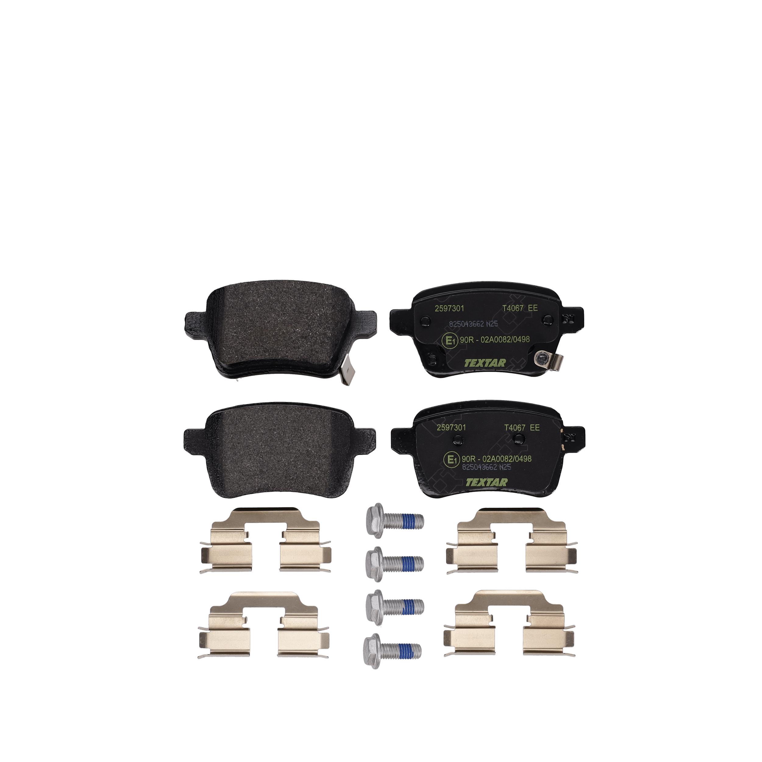 TEXTAR Bremseklodser 2597301 for FIAT