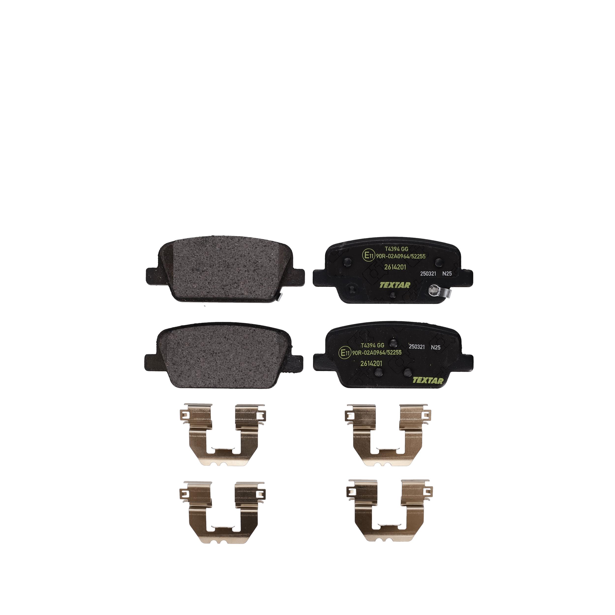 TEXTAR Bremseklodser 2614201 for HYUNDAI KIA