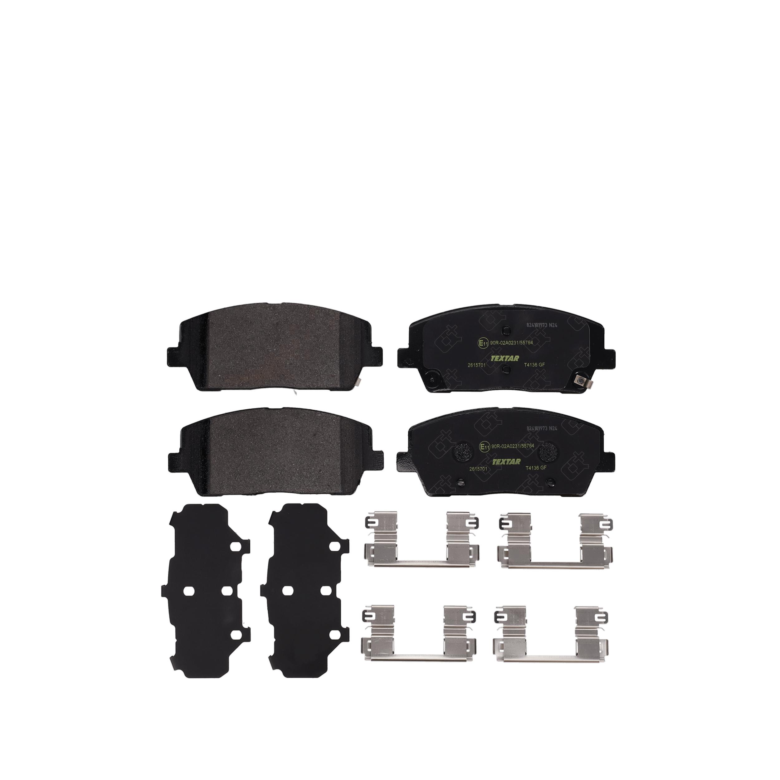 TEXTAR Bremseklodser 2615701 for KIA HYUNDAI