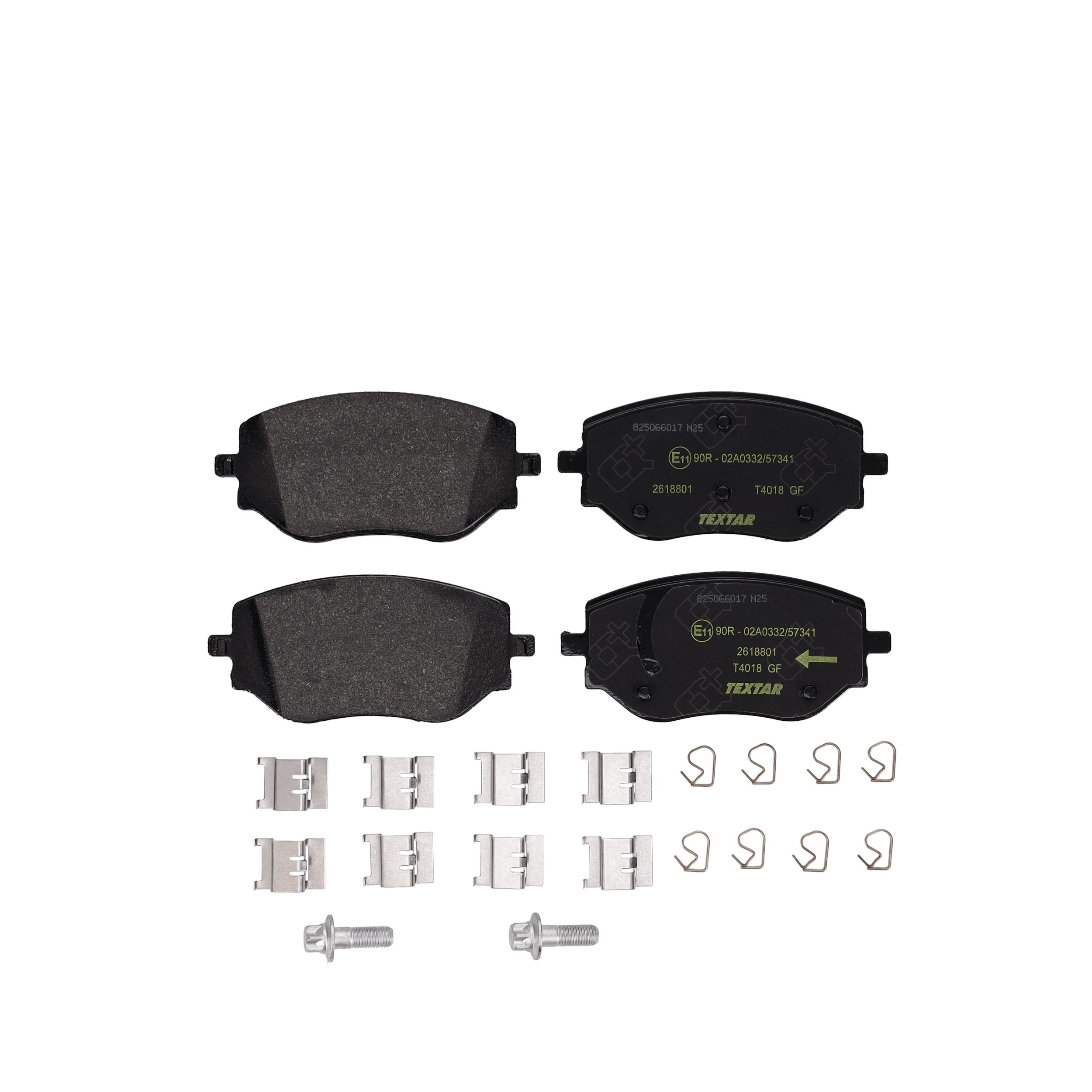 TEXTAR Bremseklodser 2618801 for RENAULT NISSAN MITSUBISHI