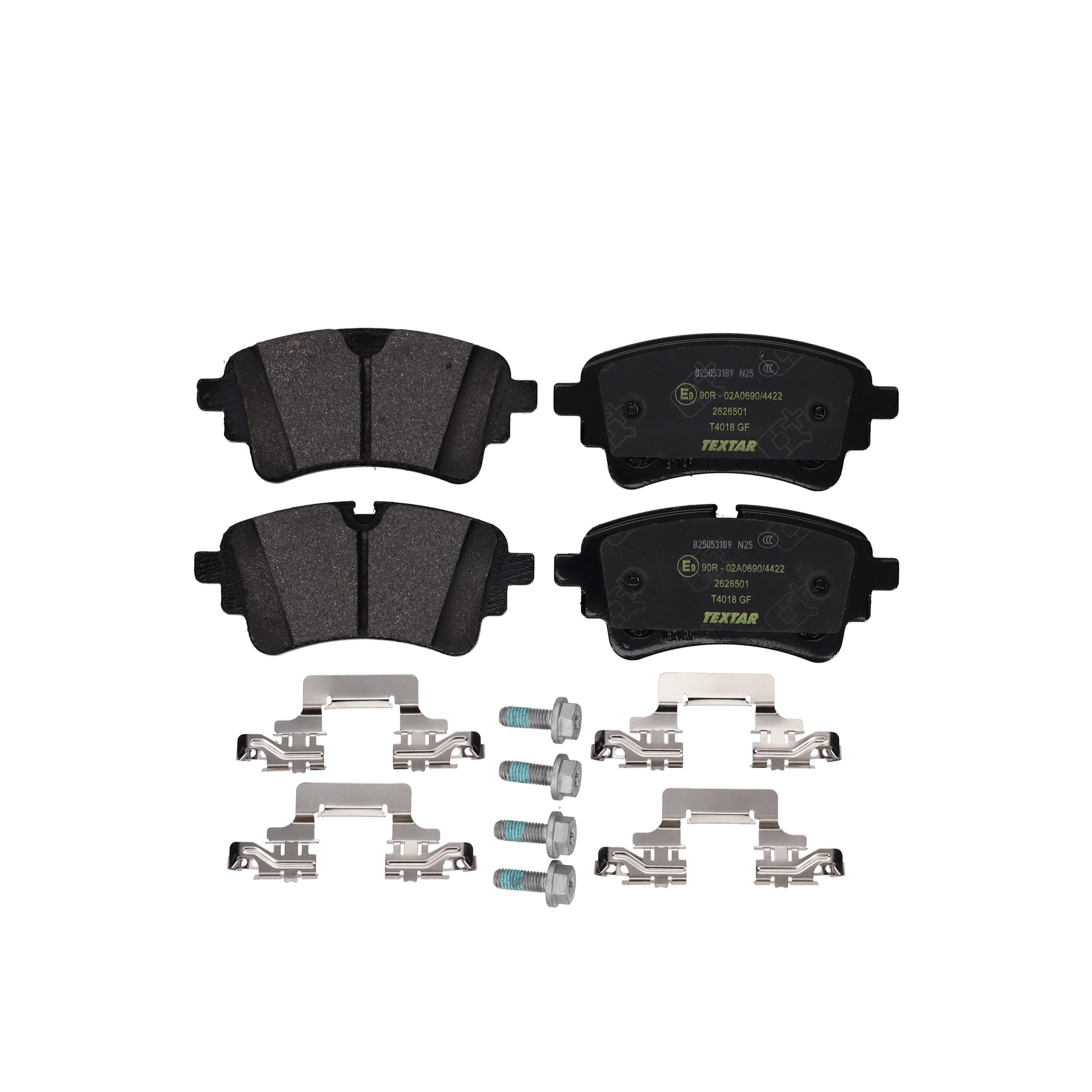 TEXTAR Bremseklodser 2626501 for AUDI (FAW) VW AUDI