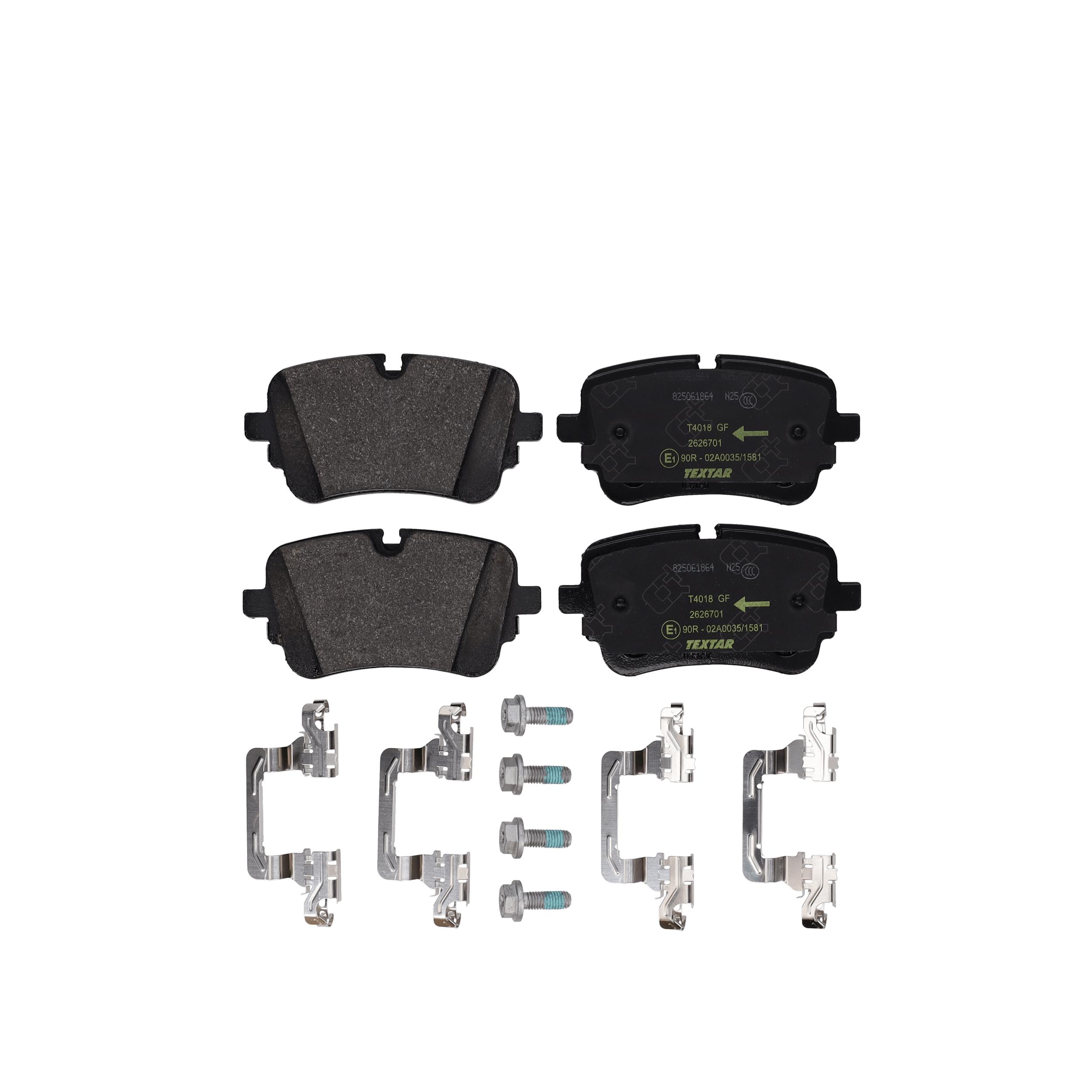 TEXTAR Bremseklodser 2626701 for AUDI (FAW) VW AUDI