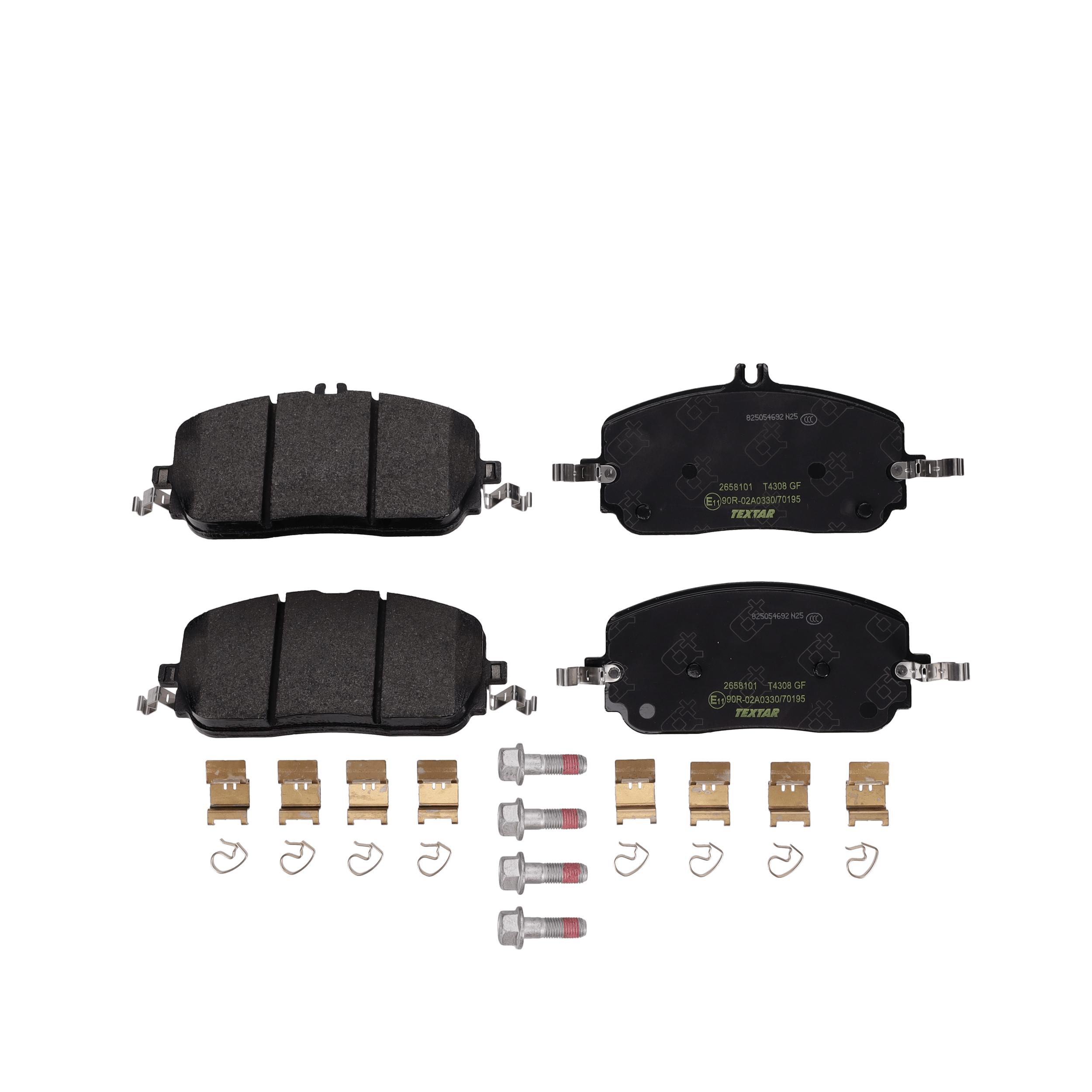 TEXTAR Bremseklodser 2658101 for MERCEDES-BENZ