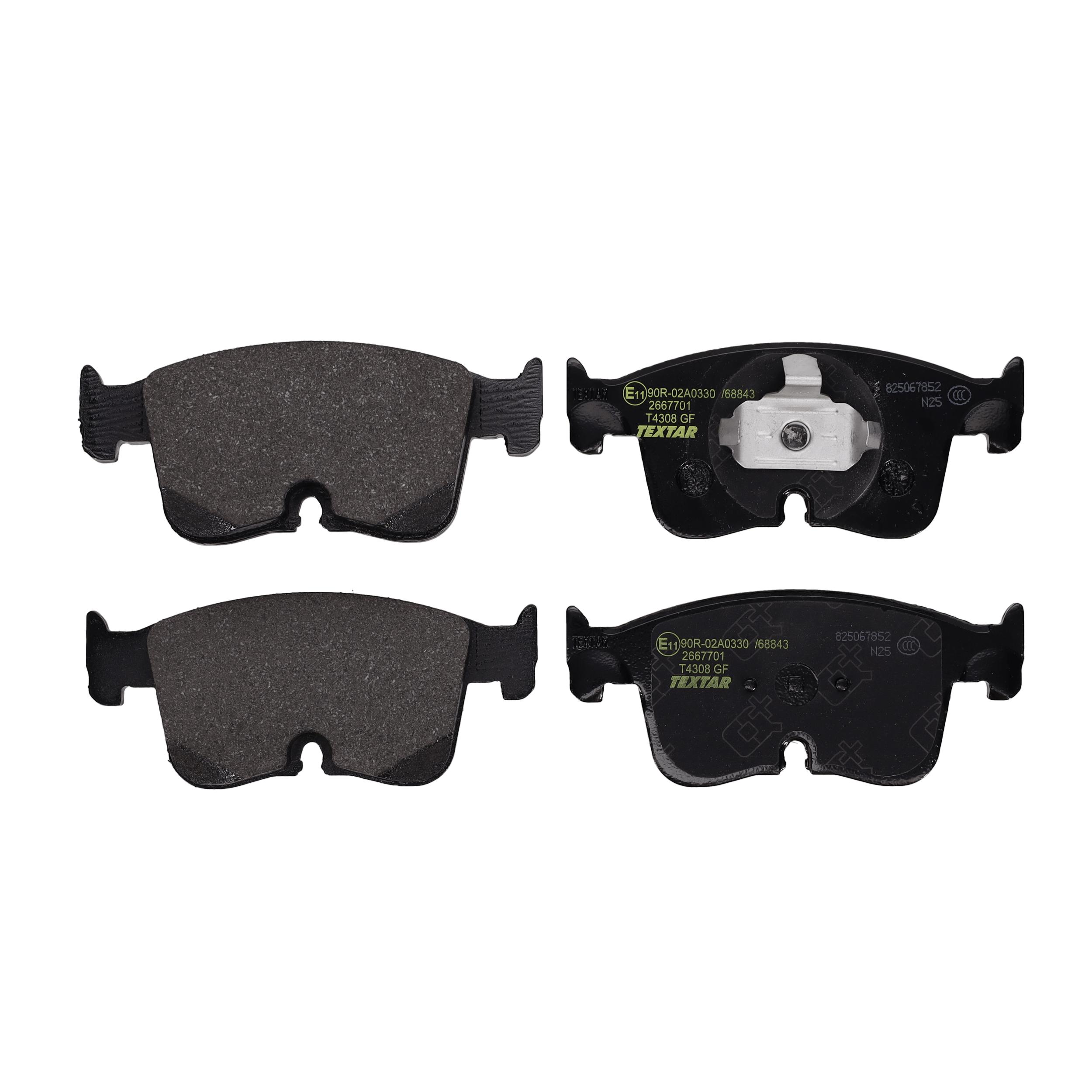 TEXTAR Bremseklodser 2667701 for VW AUDI