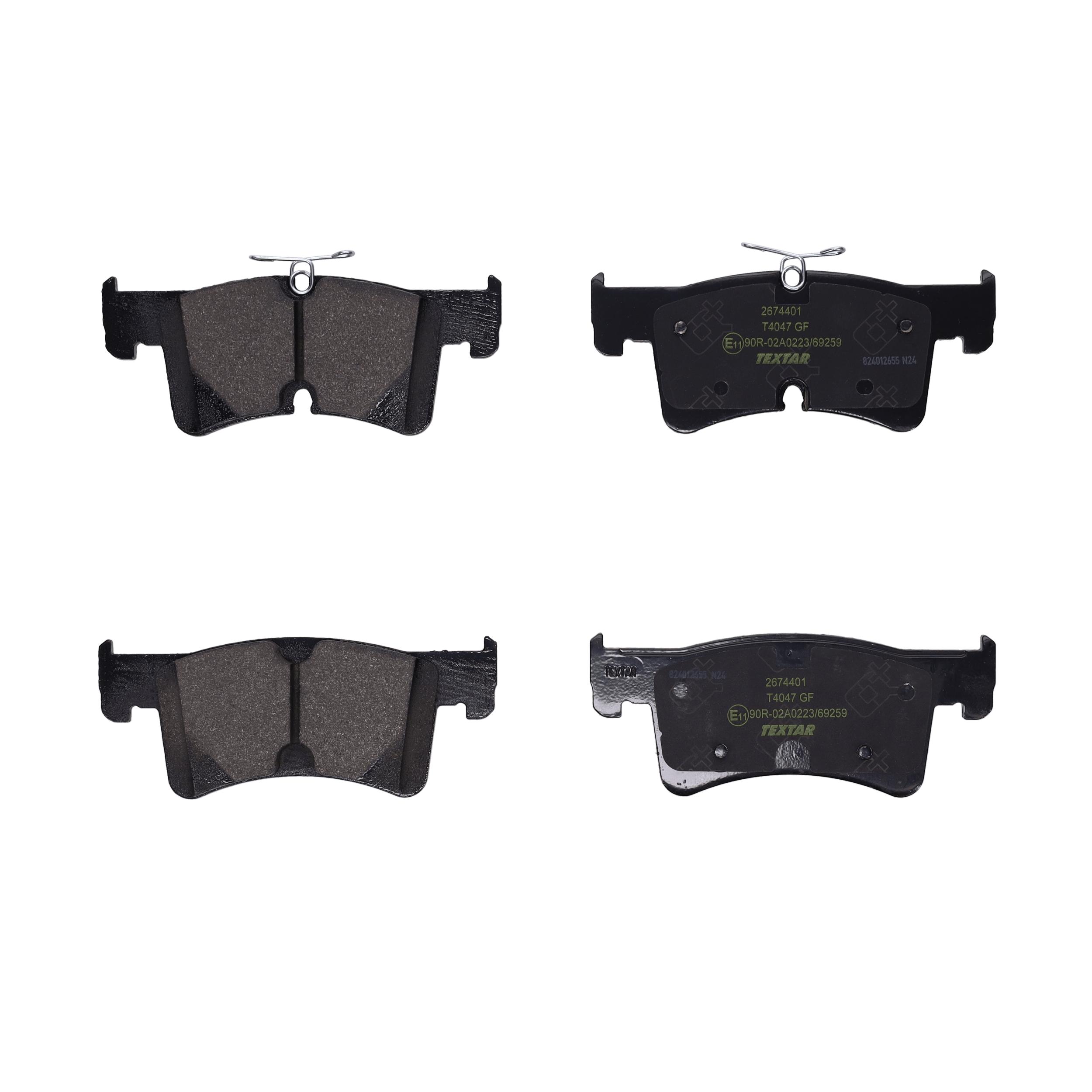 TEXTAR Bremseklodser 2674401 for VW