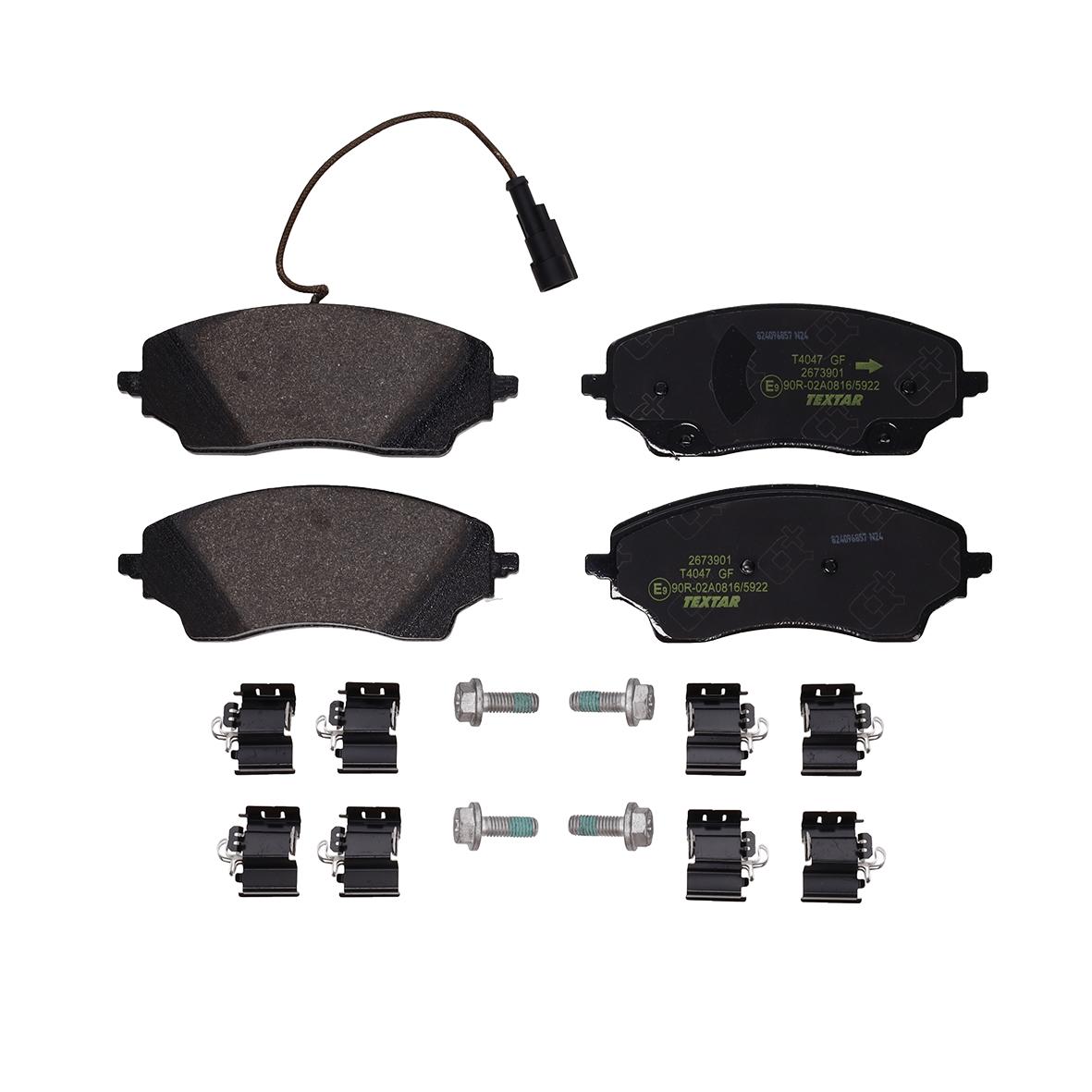 TEXTAR Bremseklodser 2673901 for FIAT RAM