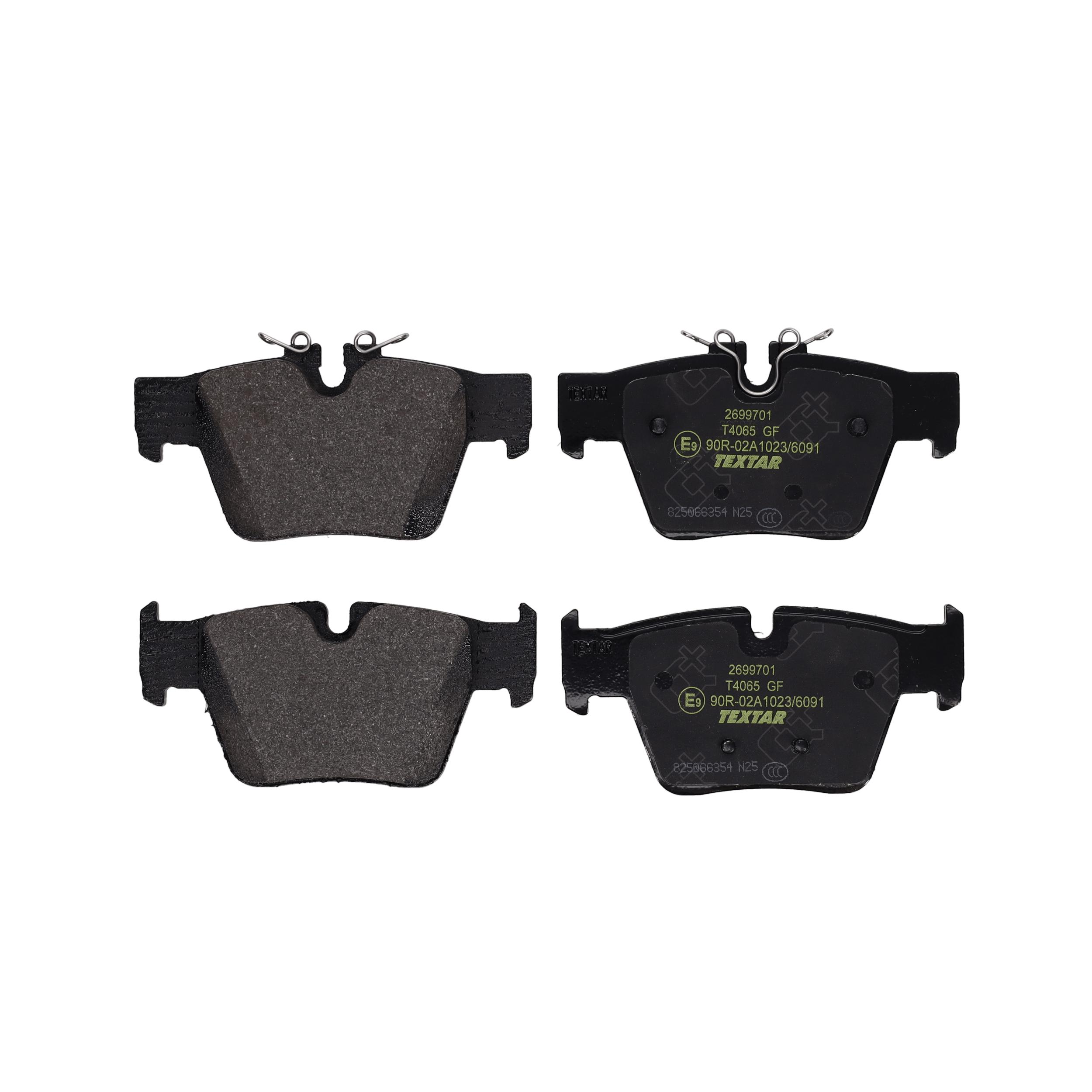 TEXTAR Bremseklodser 2699701 for BMW