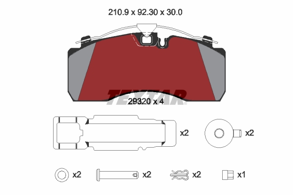 TEXTAR 2932001 for MAN