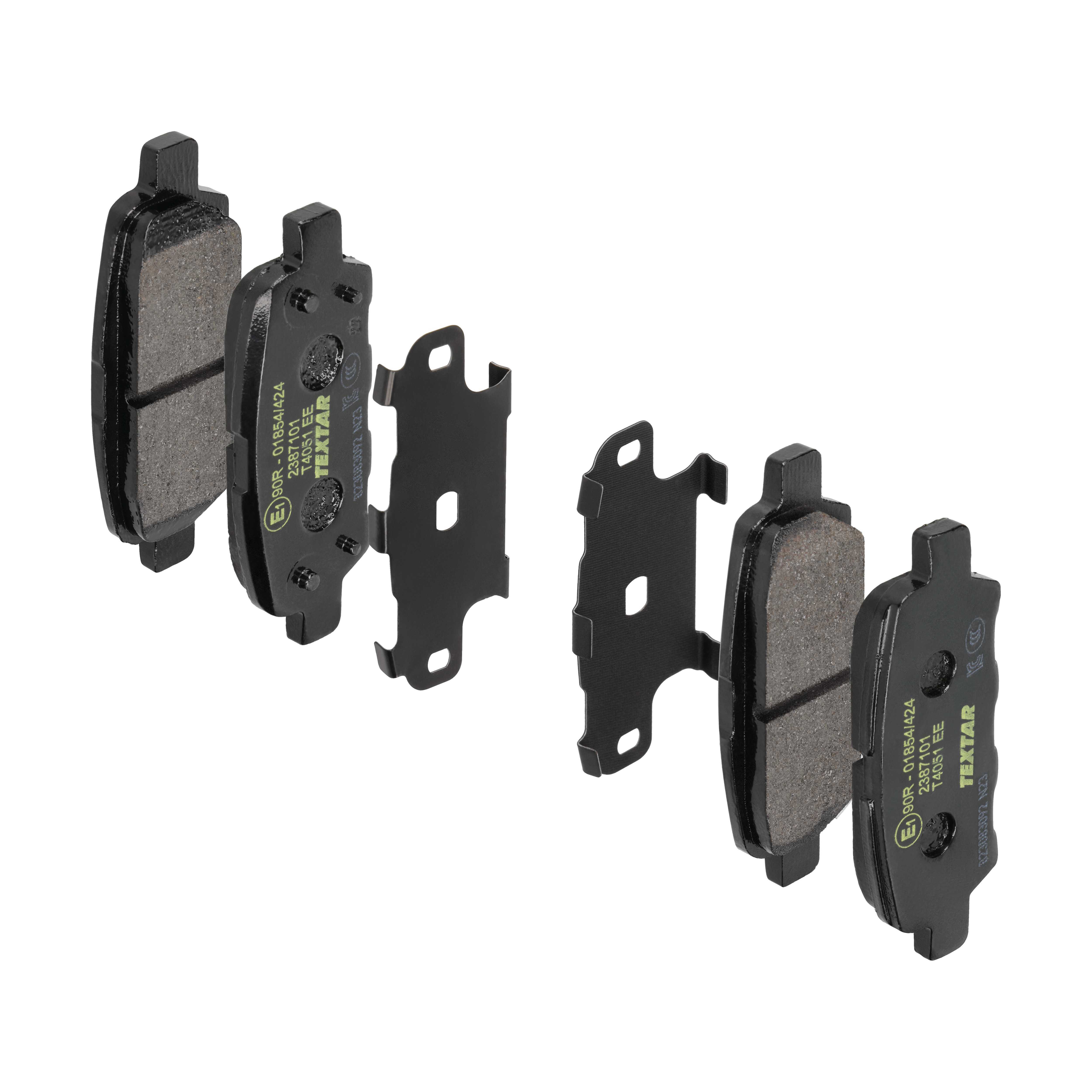 TEXTAR Bremseklodser 2387101 for FENGSHEN NISSAN INFINITI NISSAN (DFAC) SUZUKI RENAULT SAMSUNG
