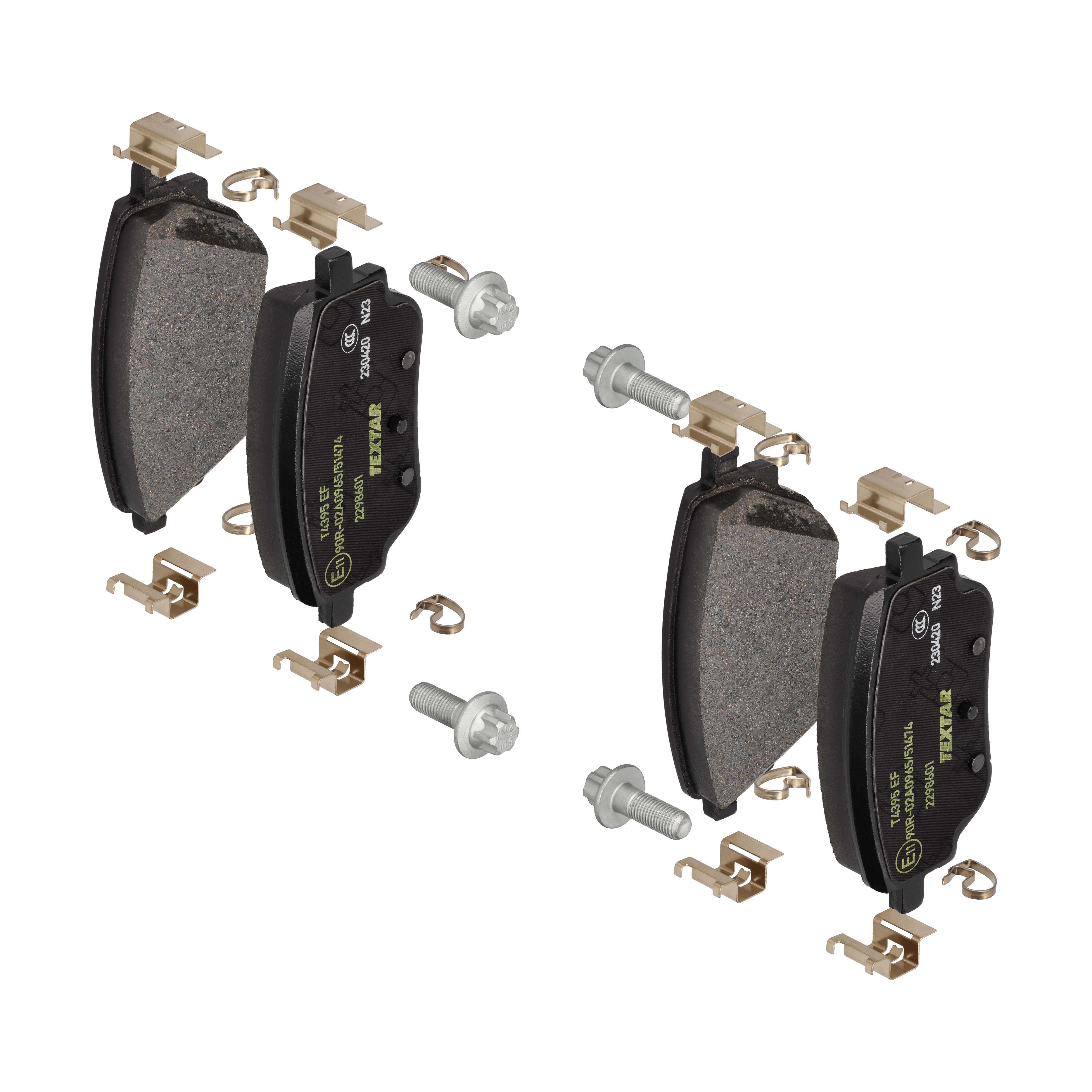 TEXTAR Bremseklodser 2298601 for MERCEDES-BENZ