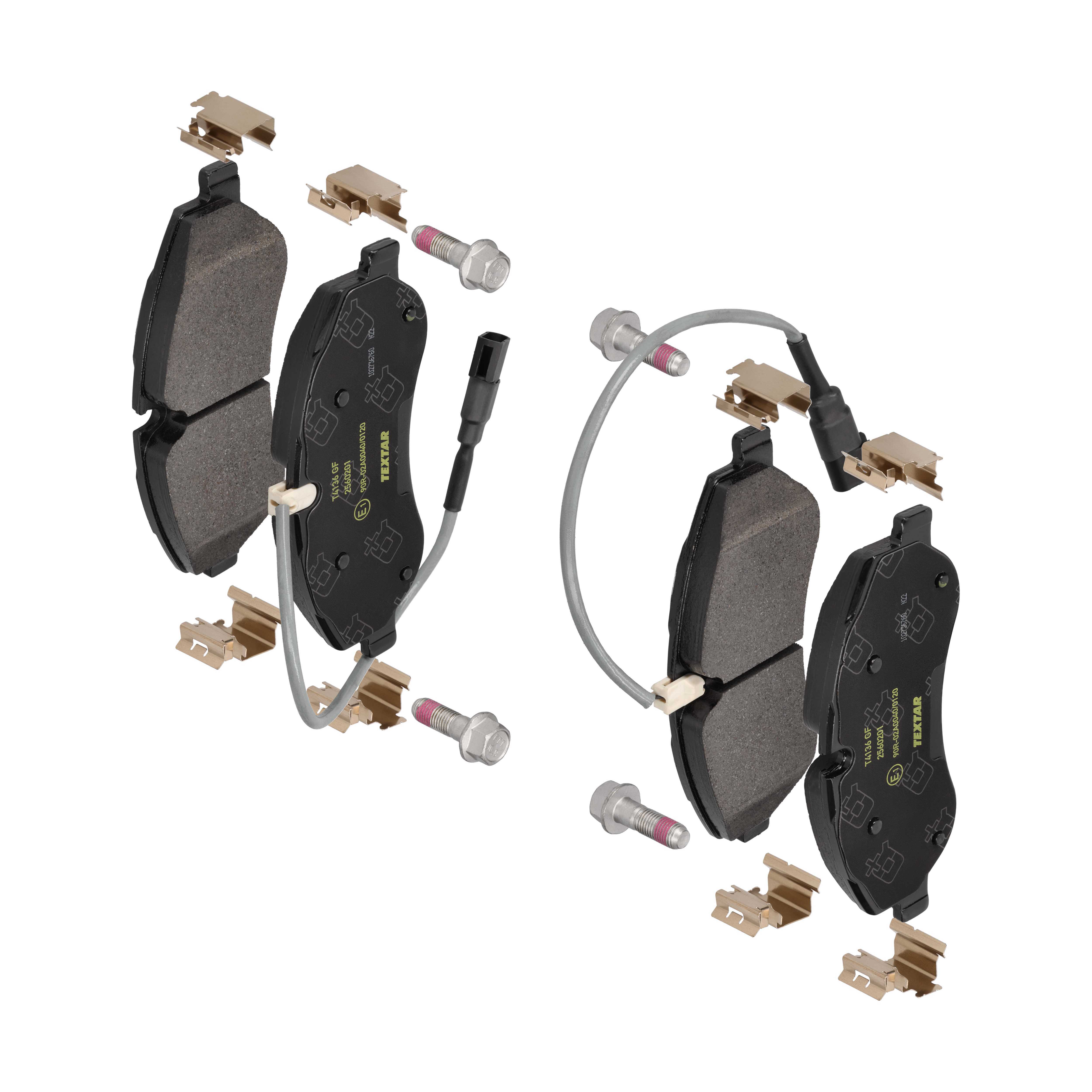 TEXTAR Bremseklodser 2560201 for FORD