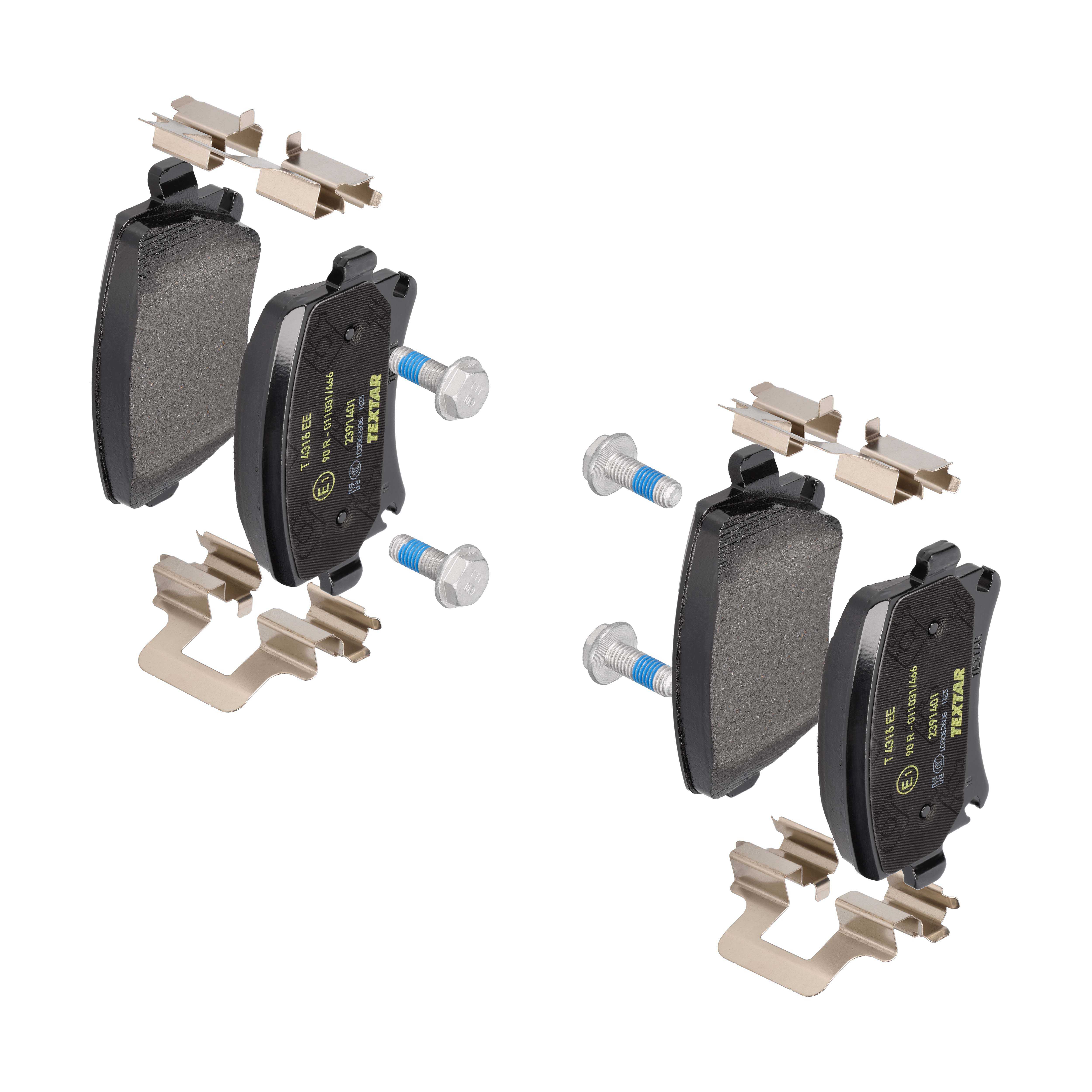TEXTAR Bremseklodser 2391401 for AUDI (FAW) AUDI SEAT VW SKODA SKODA (SVW) VW (FAW) VW (SVW)
