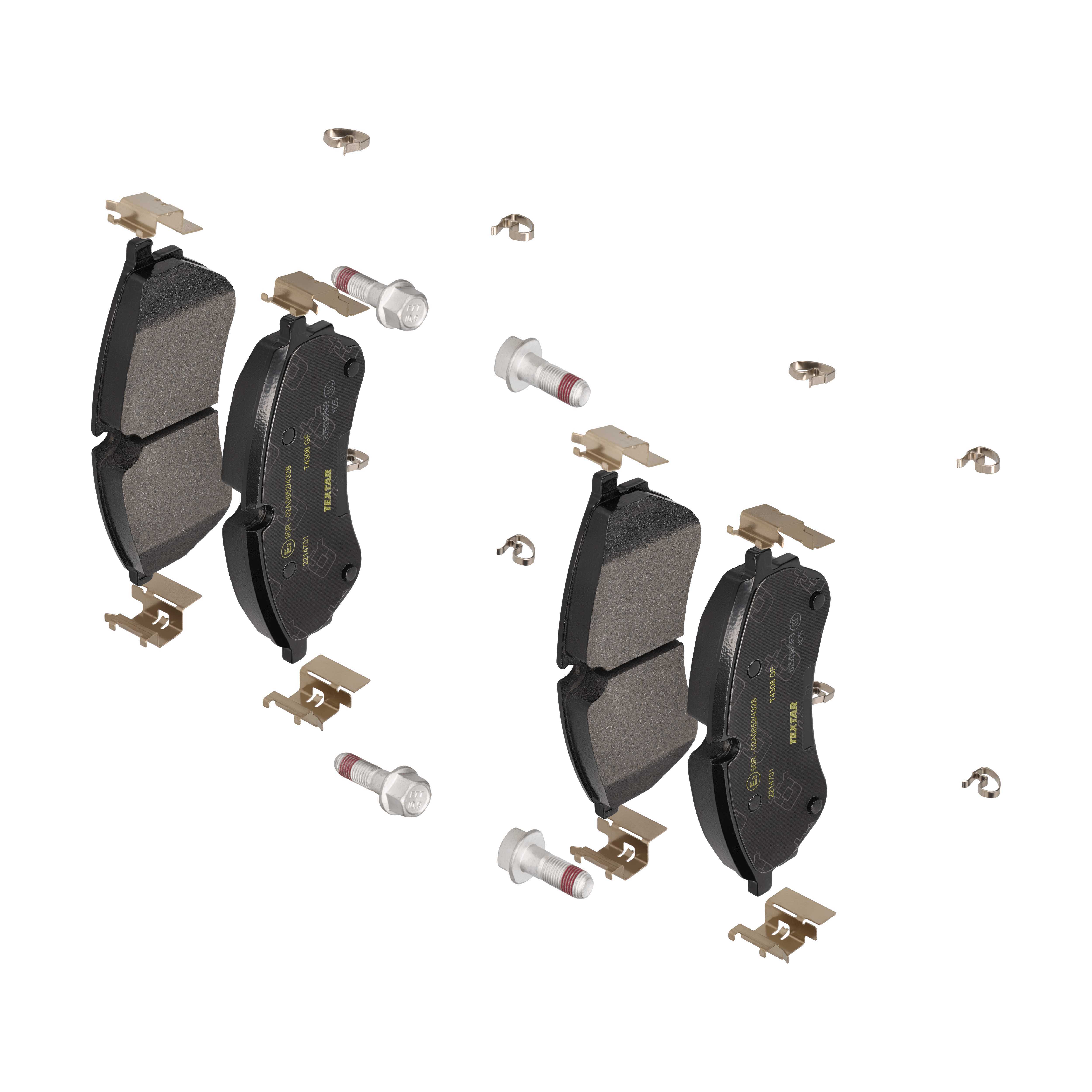 TEXTAR Bremseklodser 2214701 for MAN VW