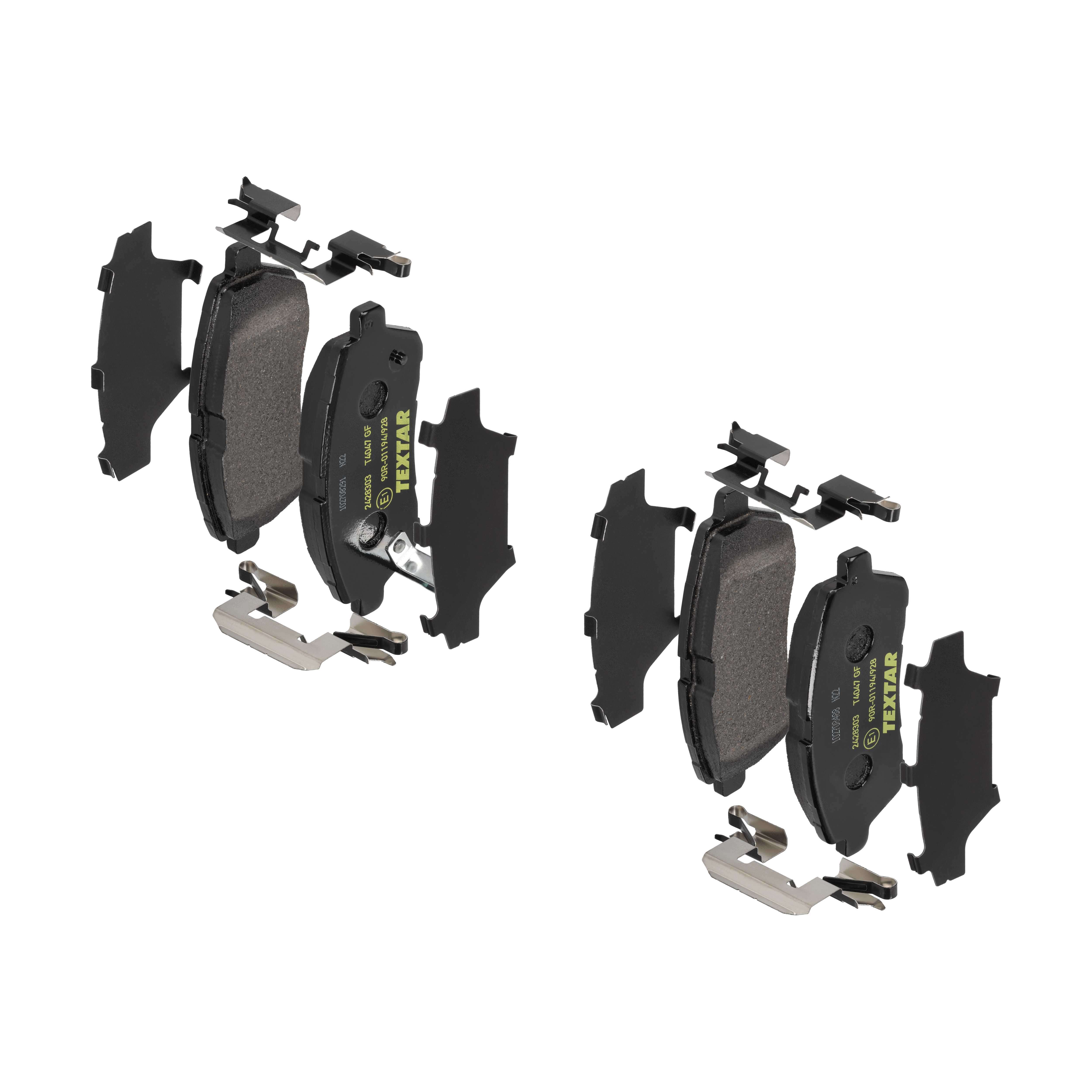 TEXTAR Bremseklodser 2428303 for DAIHATSU FORD FORD (CHANGAN) TOYOTA SUZUKI PROTON MAZDA MITSUBISHI