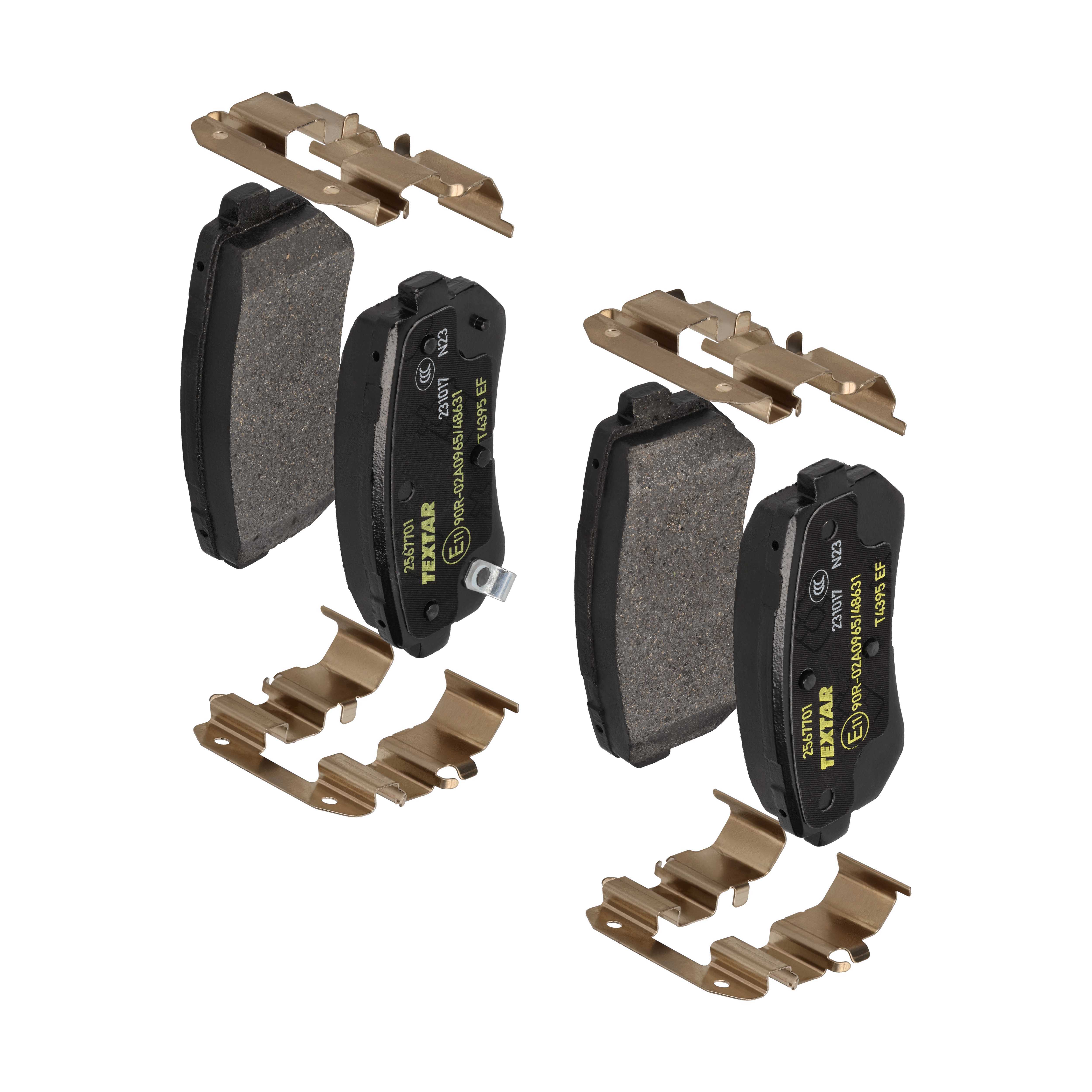 TEXTAR Bremseklodser 2567701 for HYUNDAI KIA