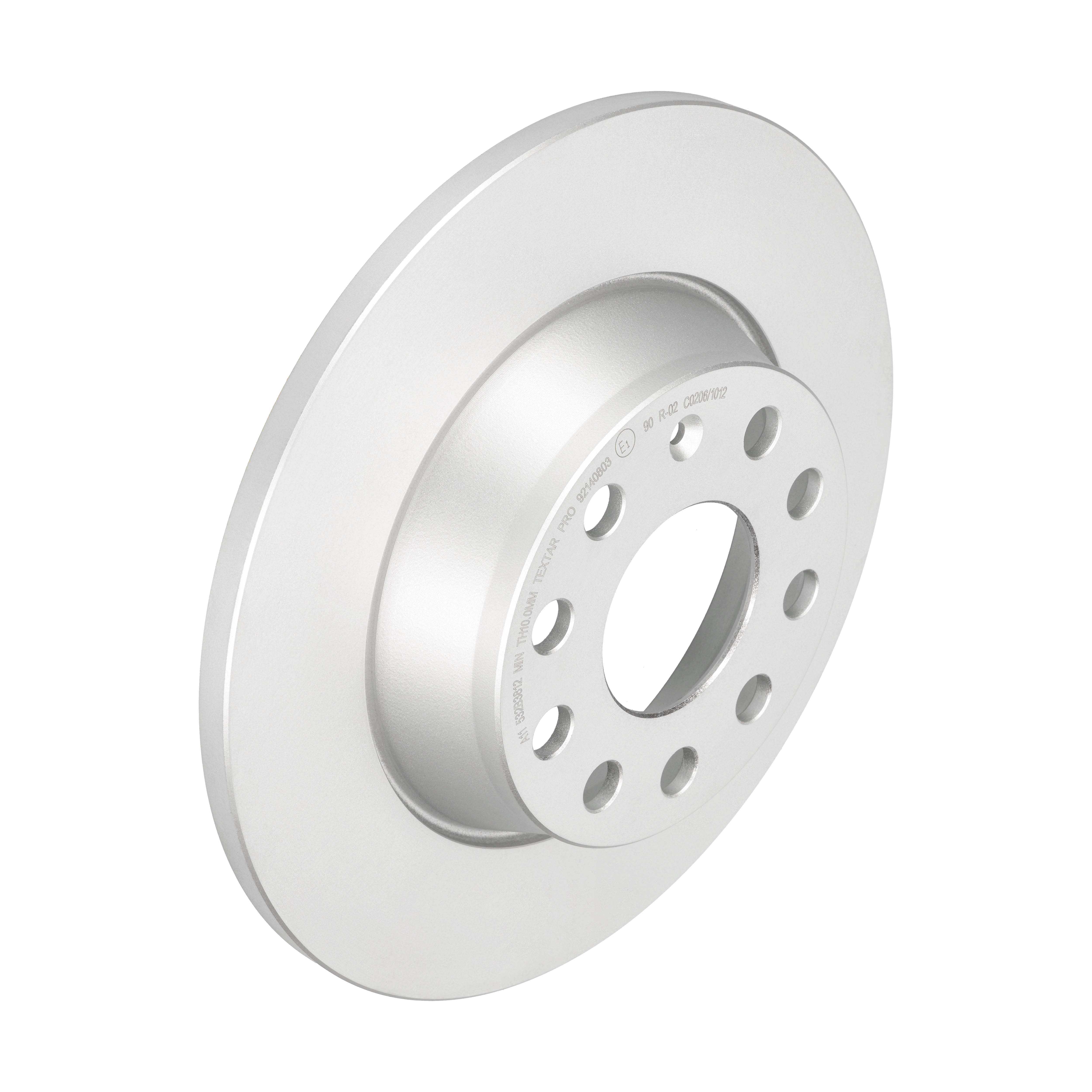 TEXTAR Bremseskive 92140803 282mm 12mm for SKODA (SVW)