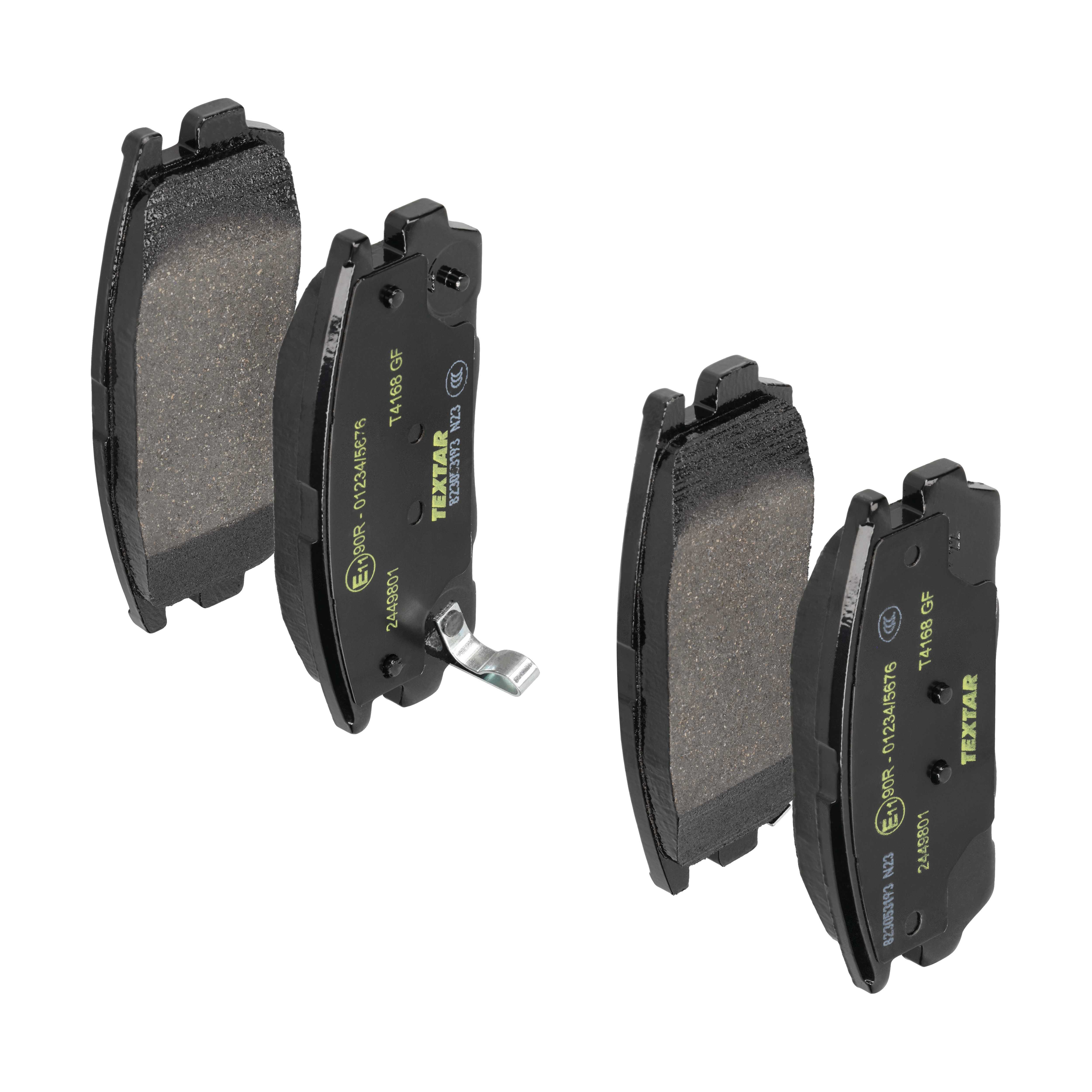 TEXTAR Bremseklodser 2449801 for OPEL PONTIAC CHEVROLET SATURN GMC VAUXHALL SUZUKI