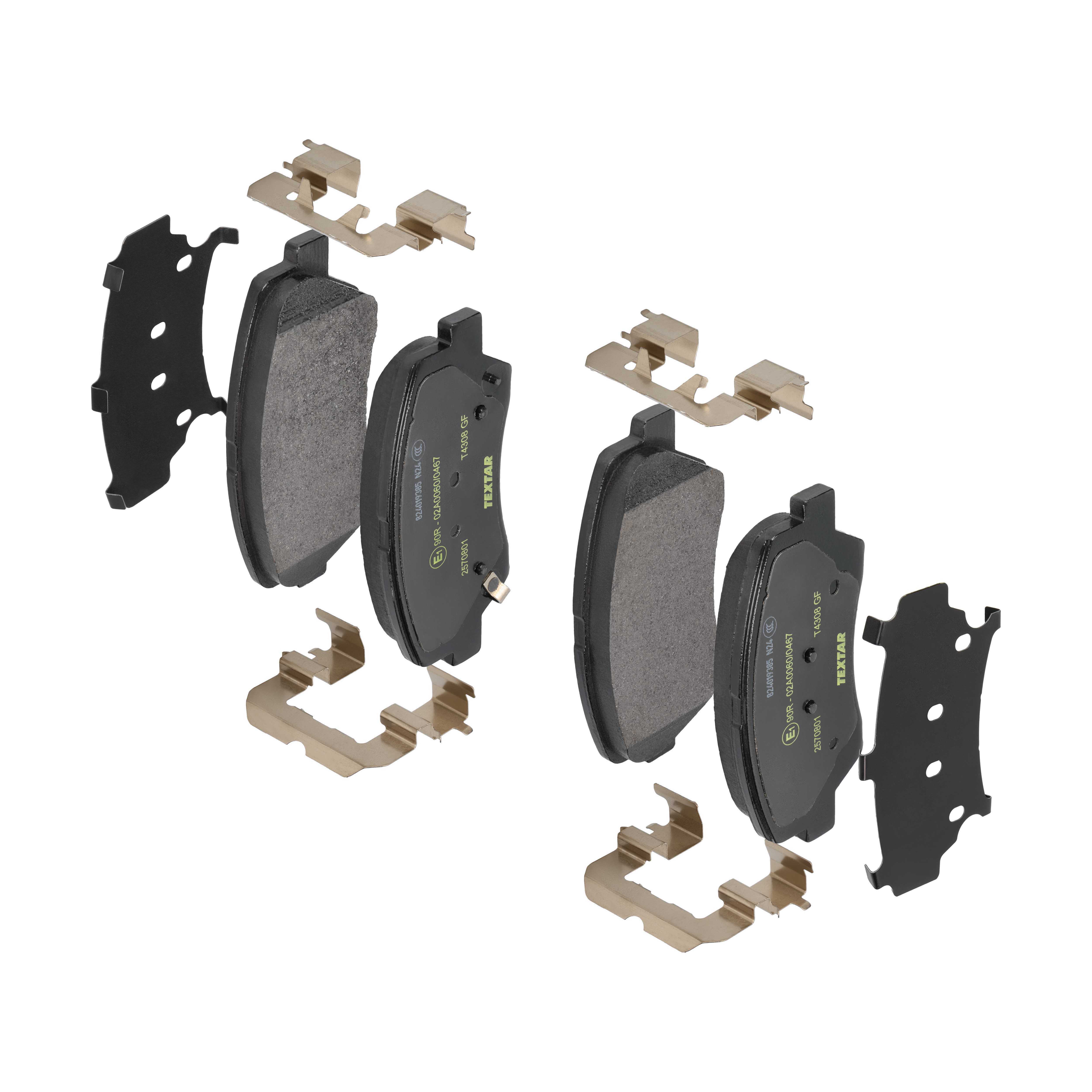 TEXTAR Bremseklodser 2570801 for HYUNDAI KIA