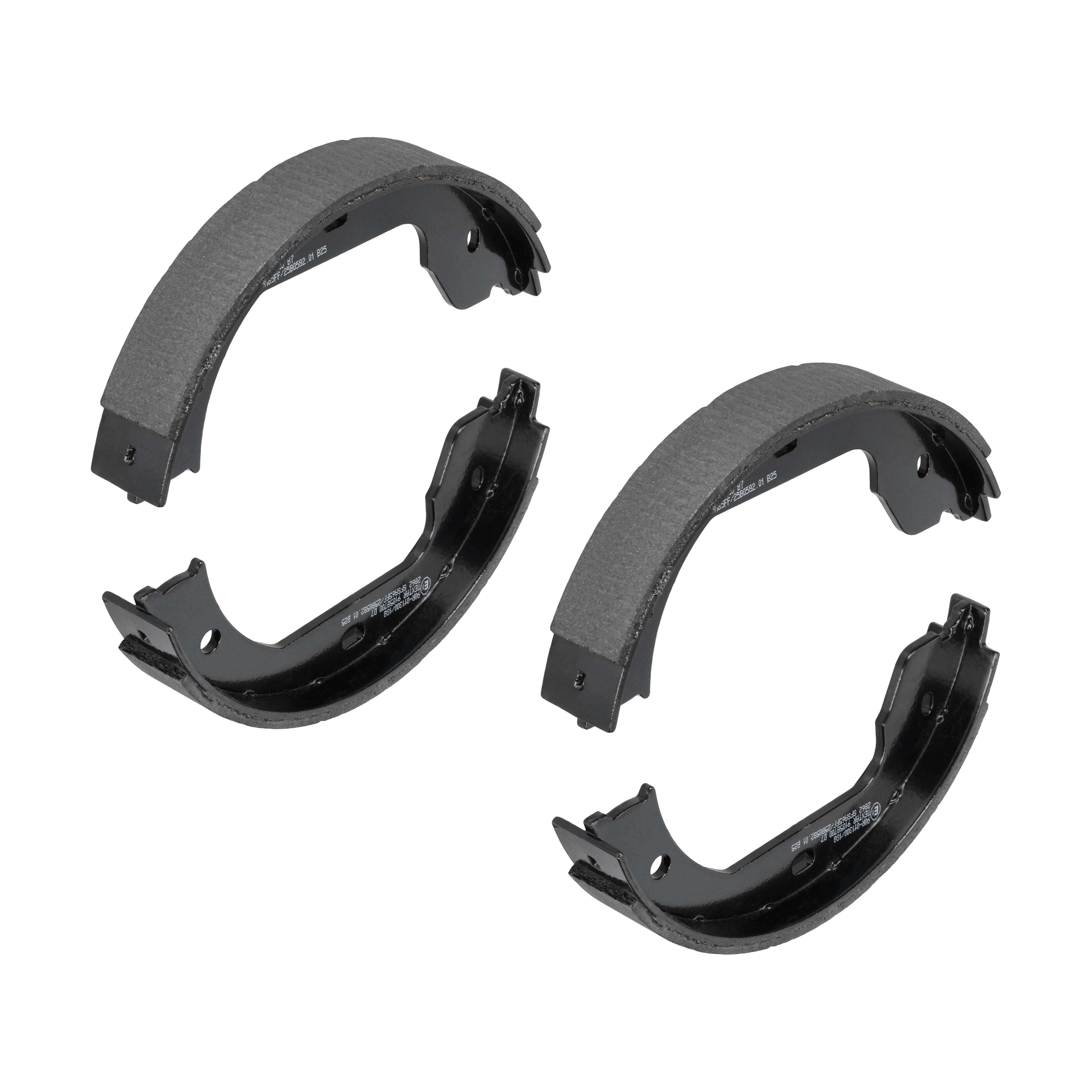 TEXTAR Bremsebakkesæt, parkeringsbremse 91058700 for BMW VW