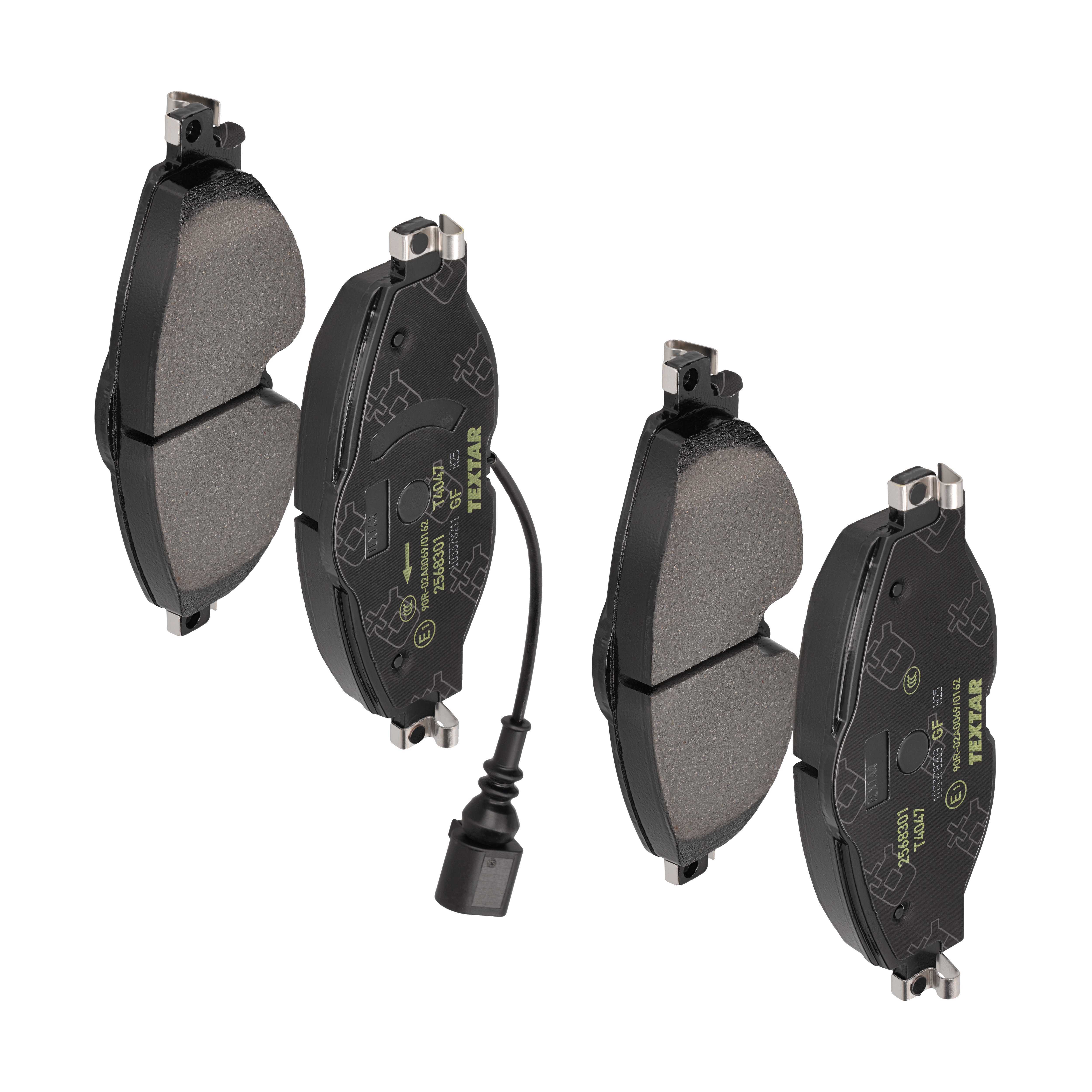 TEXTAR Bremseklodser 2568301 for VW (SVW) CUPRA VW SKODA AUDI (FAW) SEAT VW (FAW) SKODA (SVW)