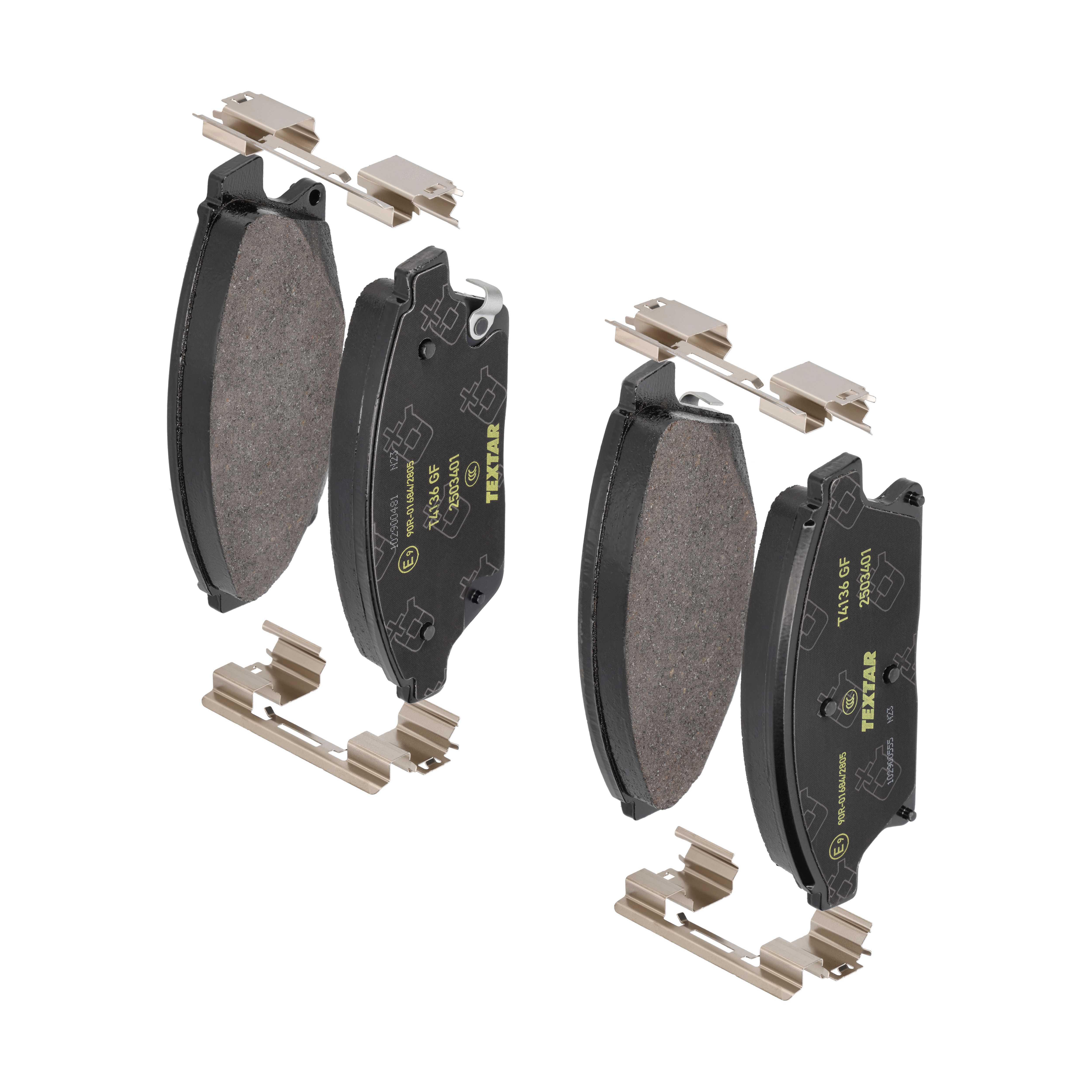 TEXTAR Bremseklodser 2503401 for VAUXHALL OPEL CHEVROLET BUICK BUICK (SGM) CHEVROLET (SGM) CADILLAC