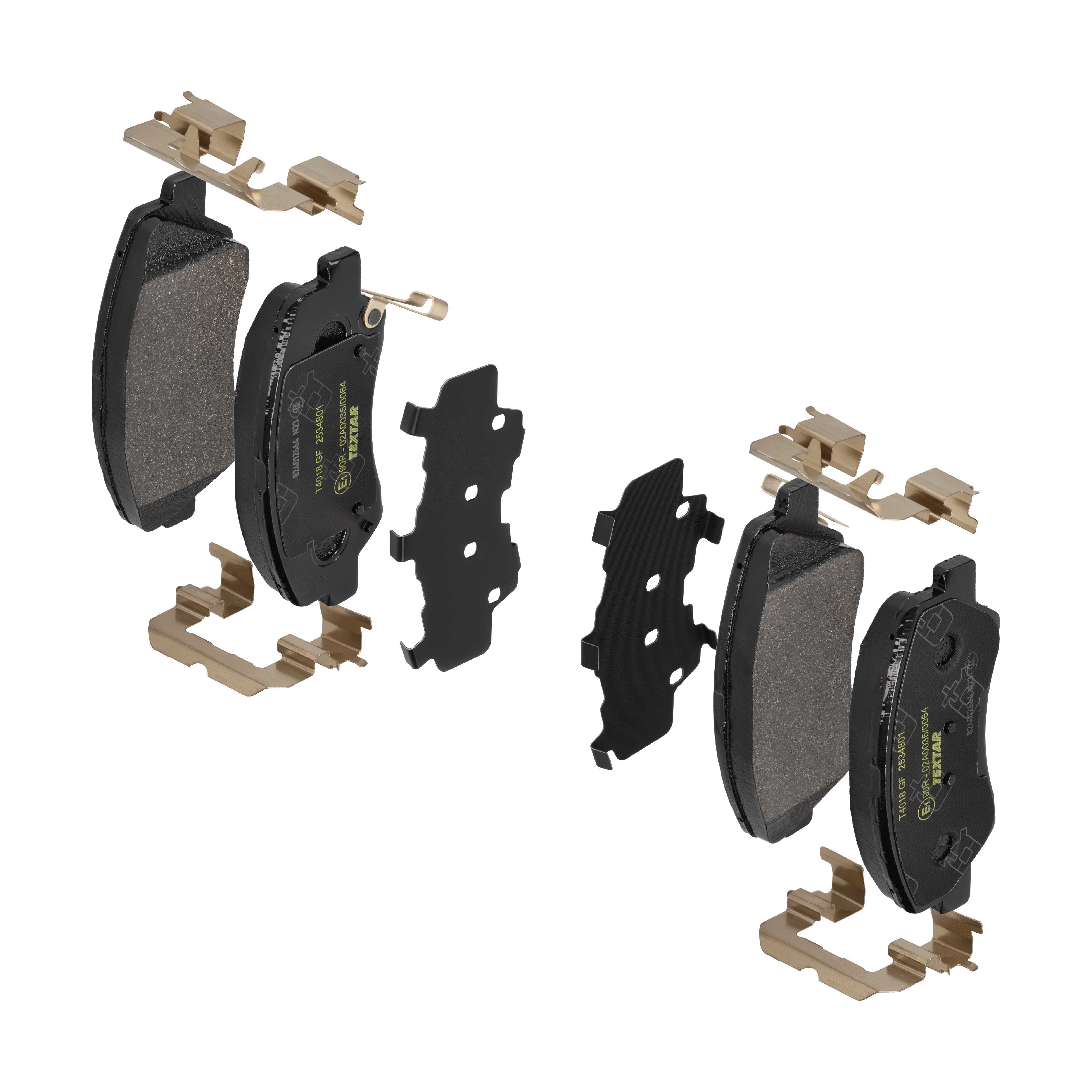TEXTAR Bremseklodser 2534801 for HYUNDAI KIA KIA (DYK)