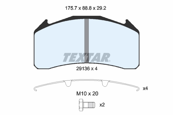 TEXTAR 2913606 for VOLVO