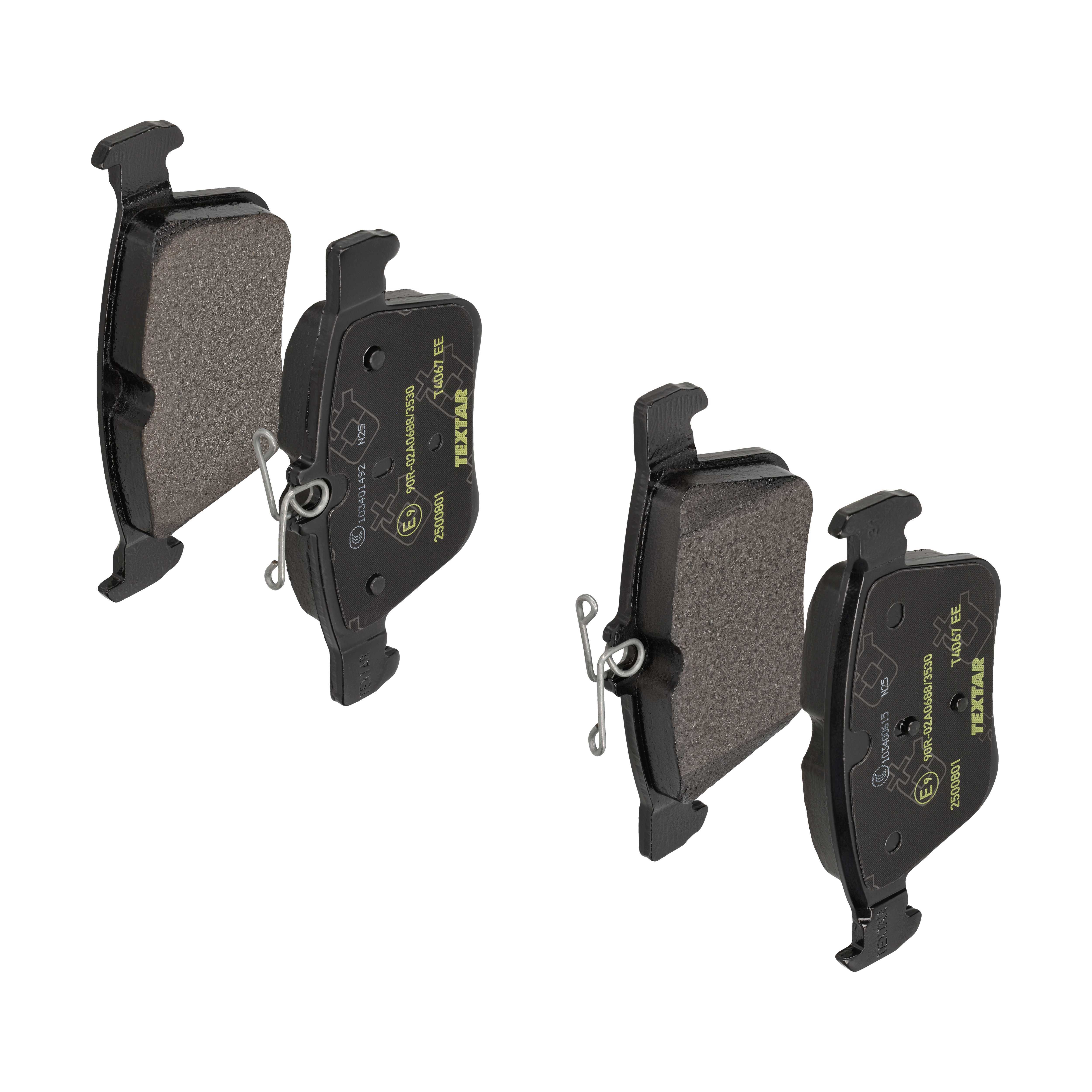 TEXTAR Bremseklodser 2500801 for VW AUDI VW (FAW) AUDI (FAW) SKODA SKODA (SVW) CUPRA VW (SVW) JETTA