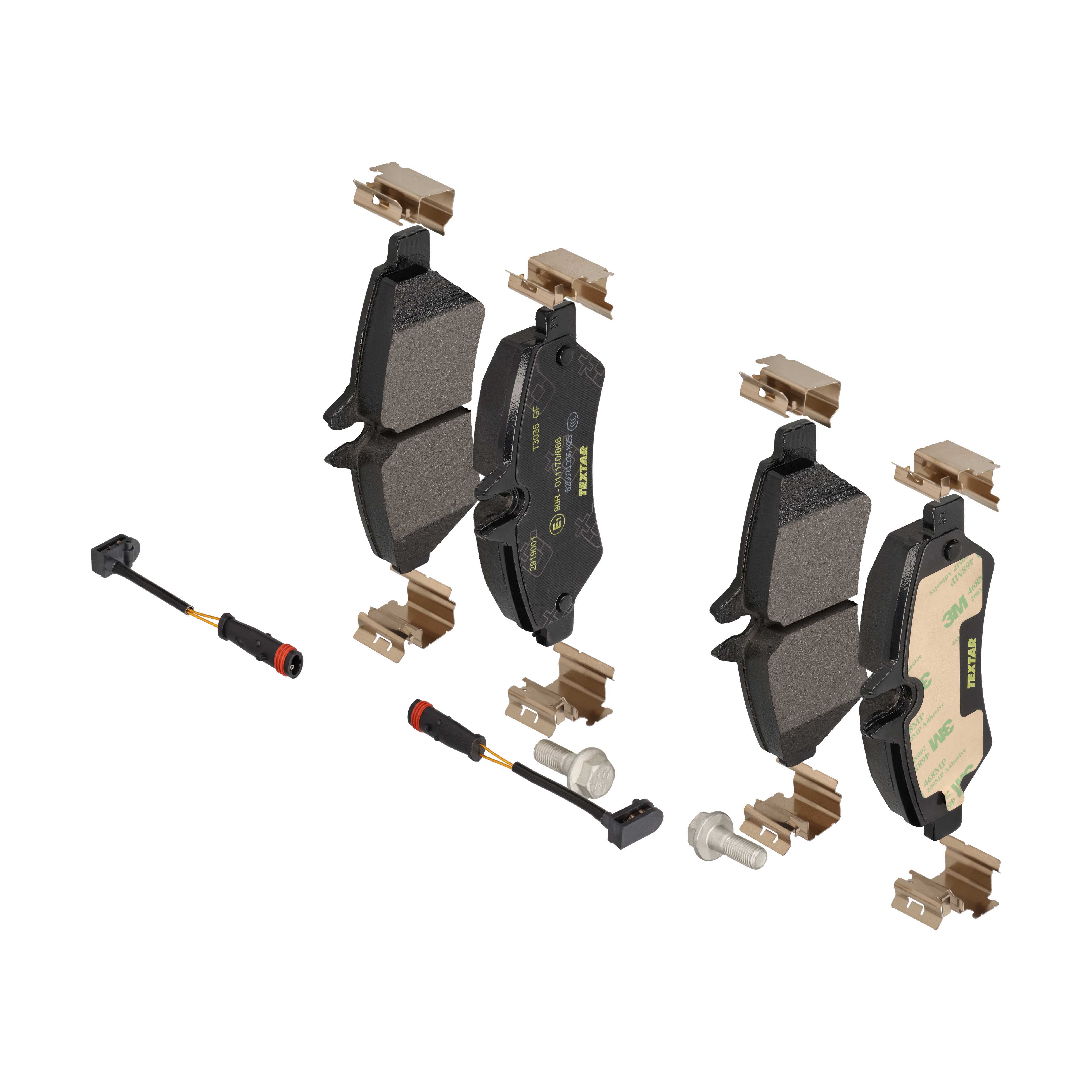 TEXTAR Bremseklodser 2919001 for MERCEDES-BENZ VW