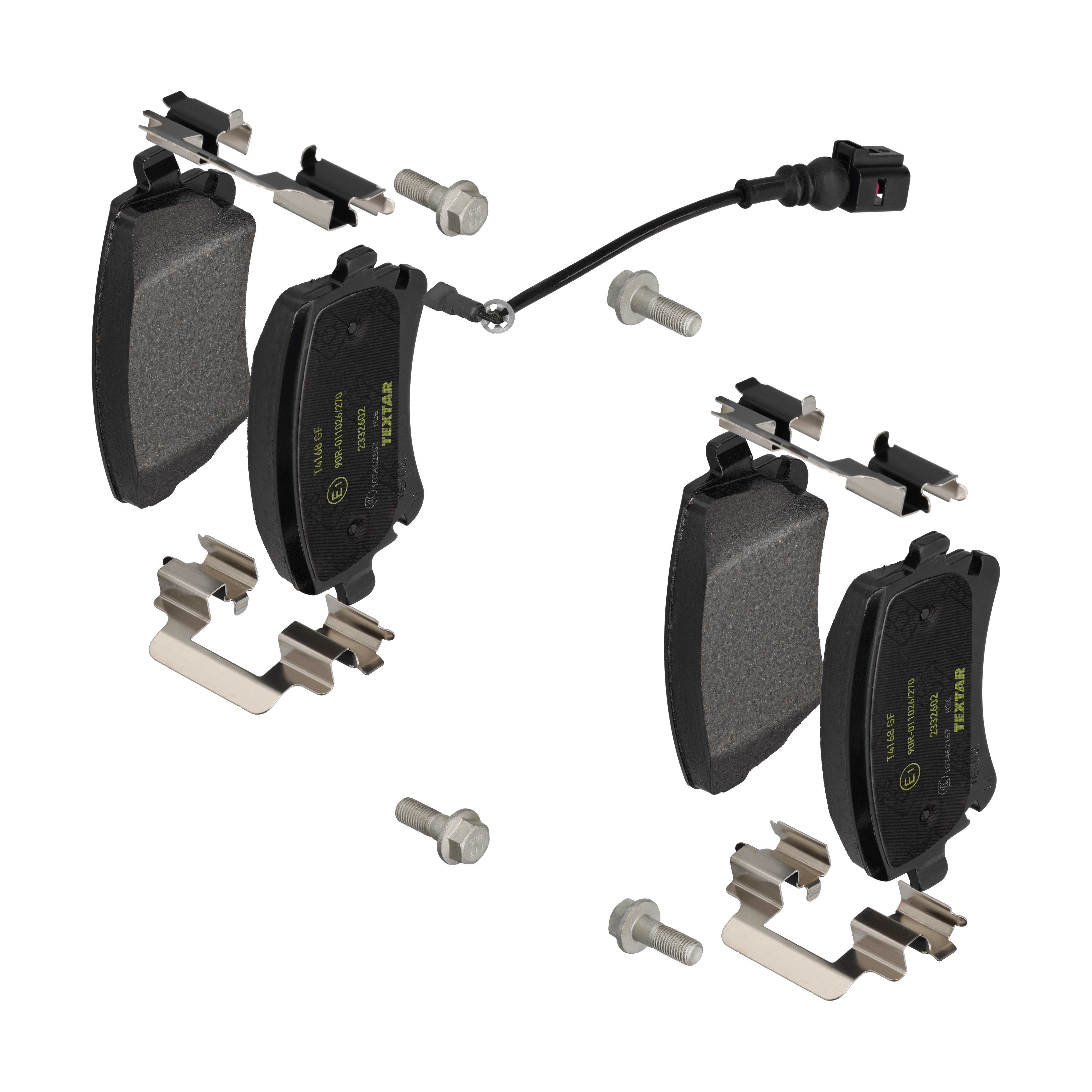 TEXTAR Bremseklodser 2332602 for SKODA AUDI (FAW) VW AUDI SEAT