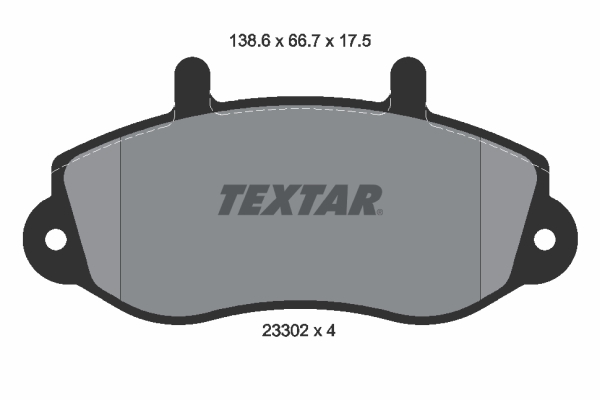 TEXTAR Bremseklodser 2330201 for OPEL RENAULT