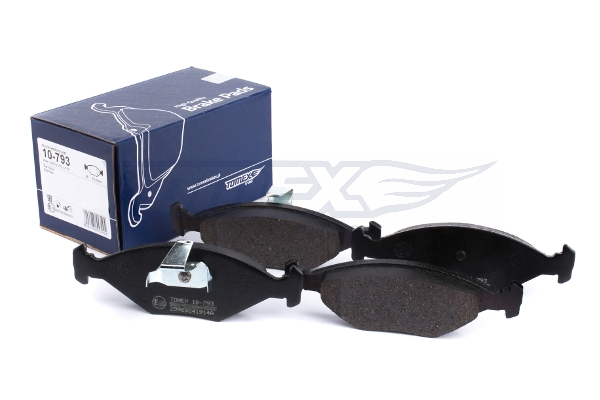 TOMEX BRAKES Bremseklodser tx10793 foraksel for FIAT