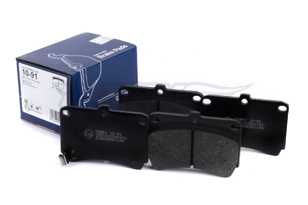 TOMEX BRAKES Bremseklodser tx1091 foraksel for MAZDA MITSUBISHI NISSAN KIA