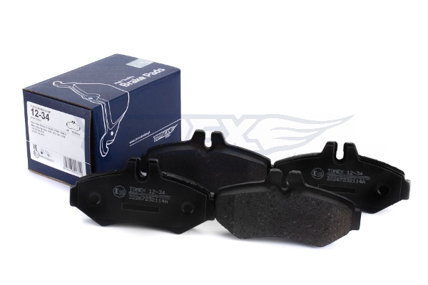 TOMEX BRAKES Bremseklodser tx1234 bagaksel for MERCEDES-BENZ VW